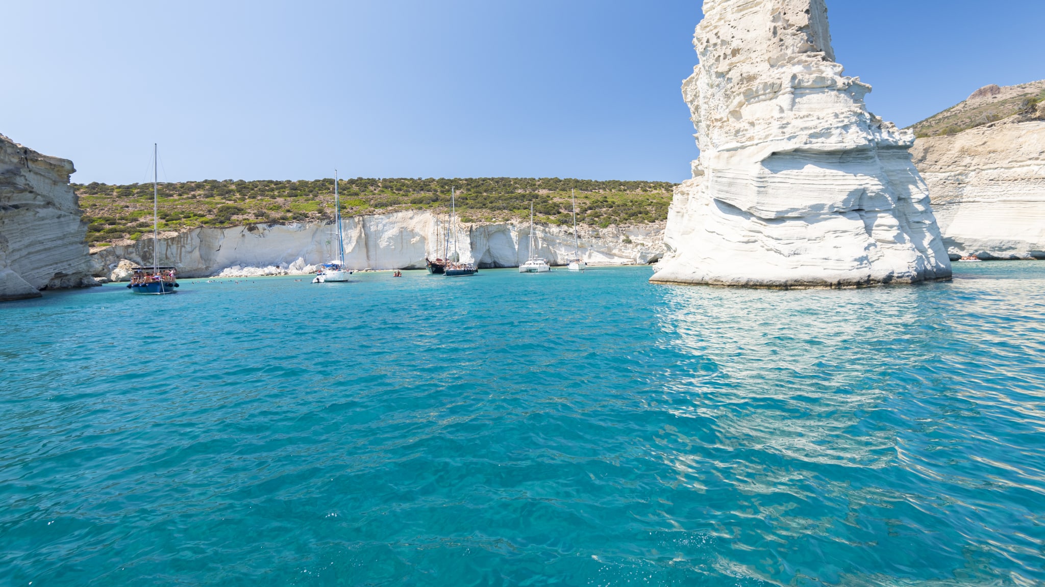 Kleftiko Strand auf Milos, Griechenland