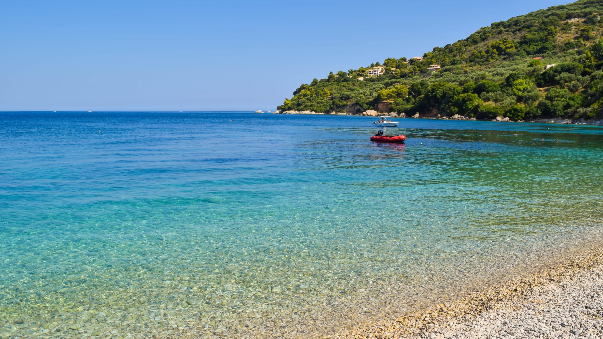 Marathias Beach, Insel Zakynthos, Griechenland.