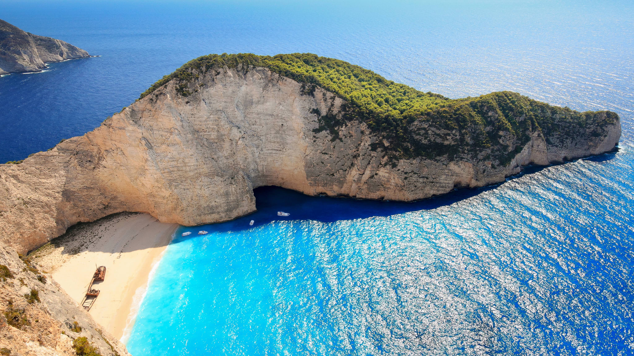 Navagio Beach, Zakynthos, Greece