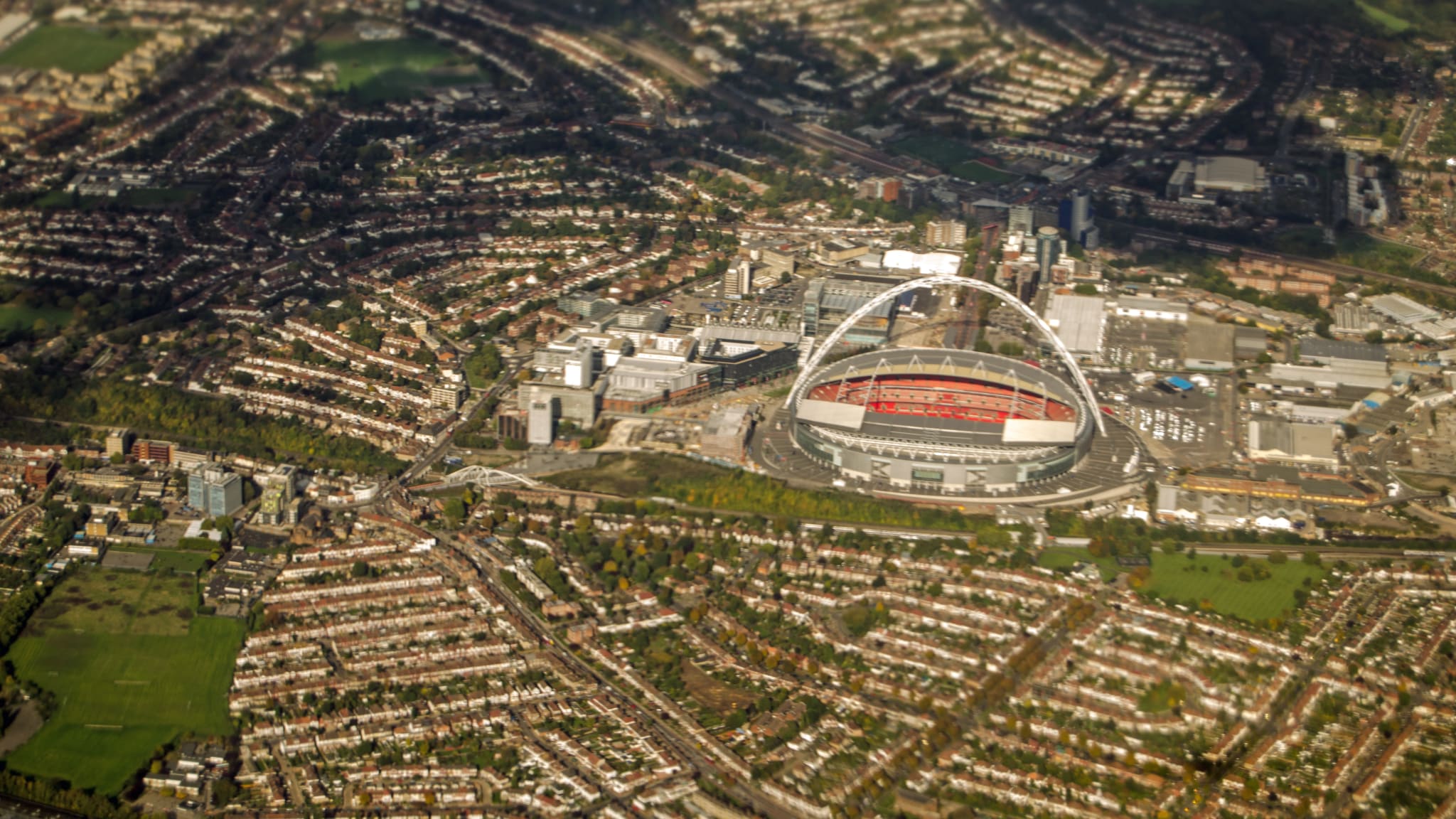 Wembley Stadium, Luftaufnahme