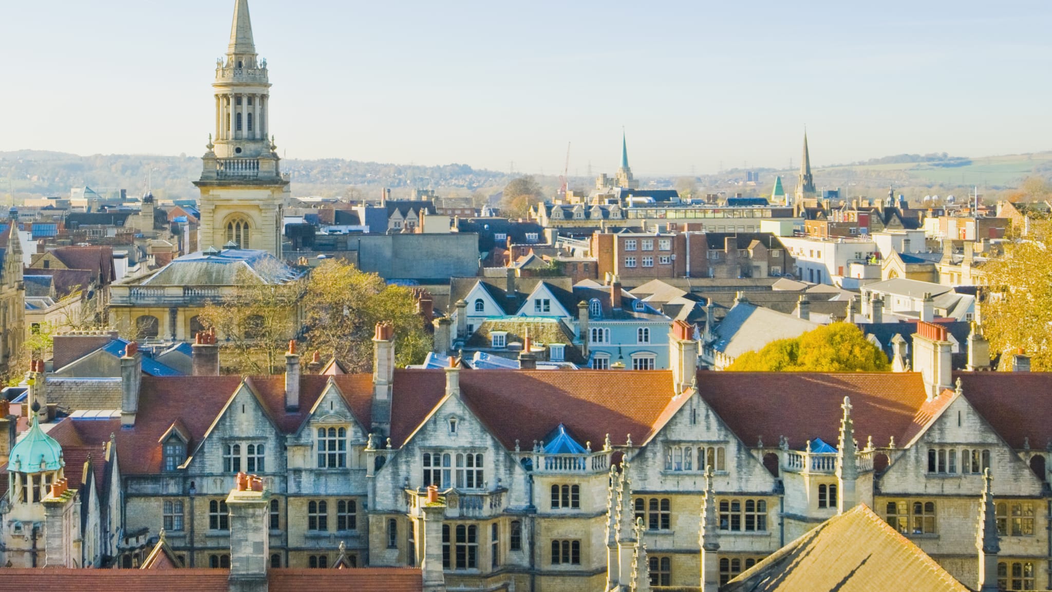 Oxford skyline, England