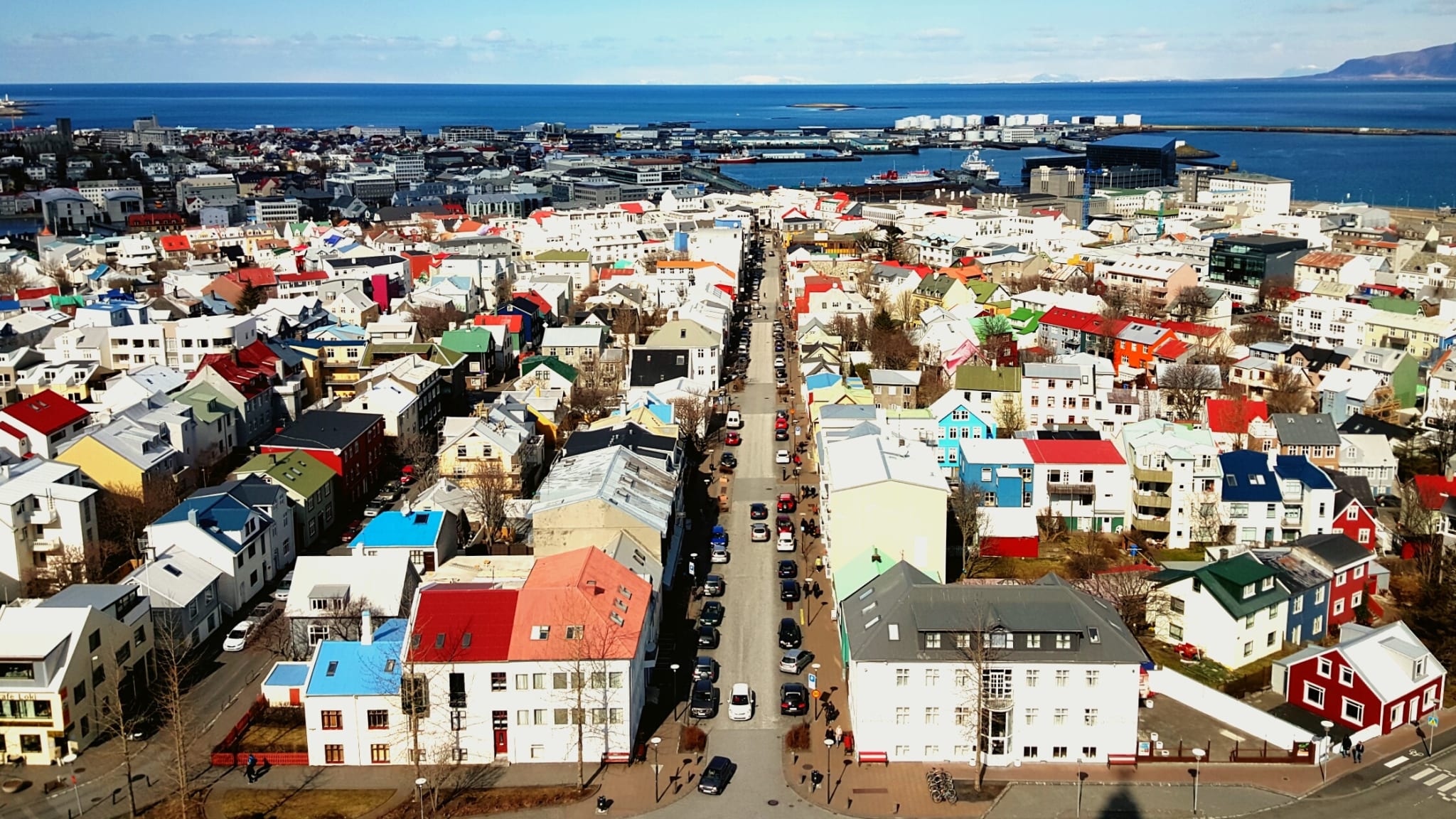 High Angle View Of Cityscape