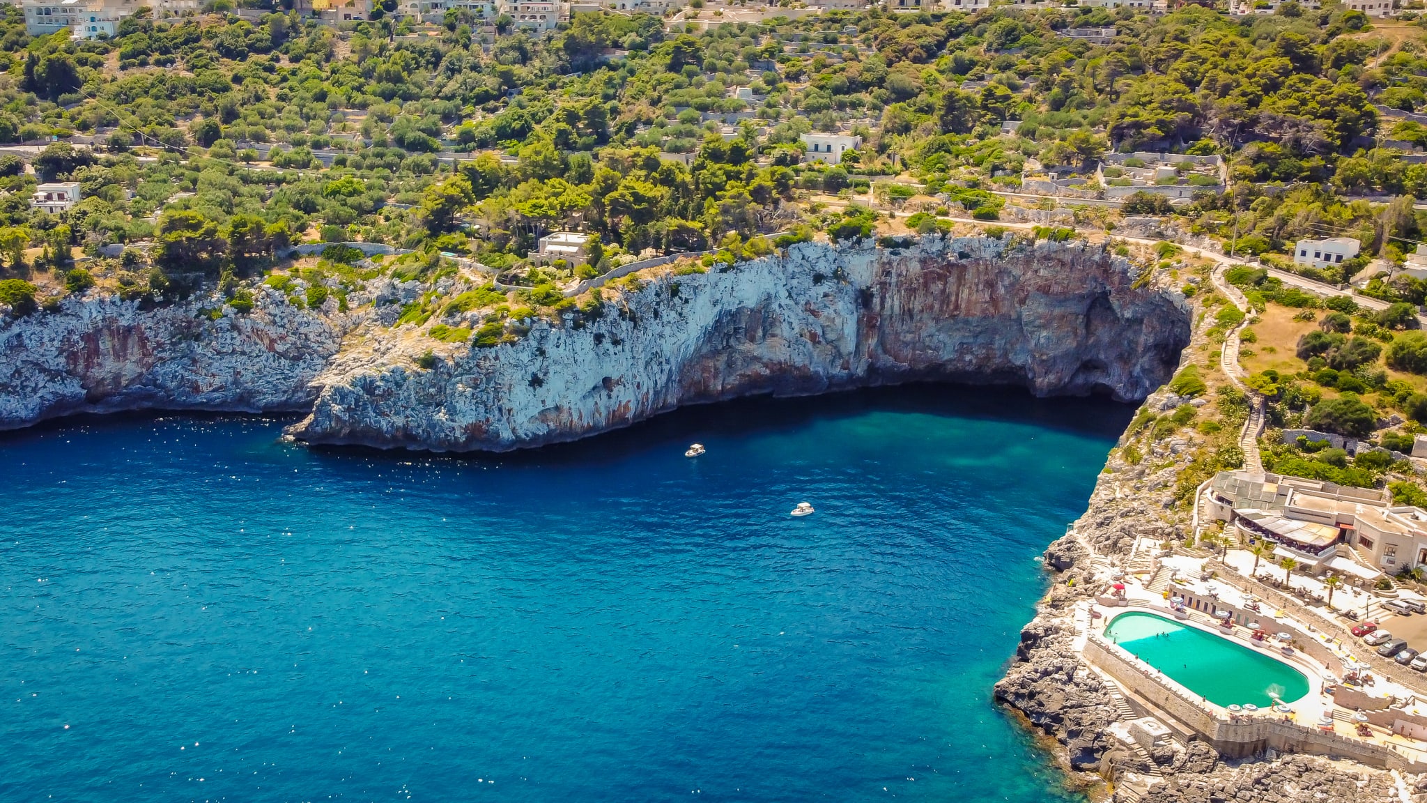 Grotte Zinsulusa, Castro, Apulien, Italien