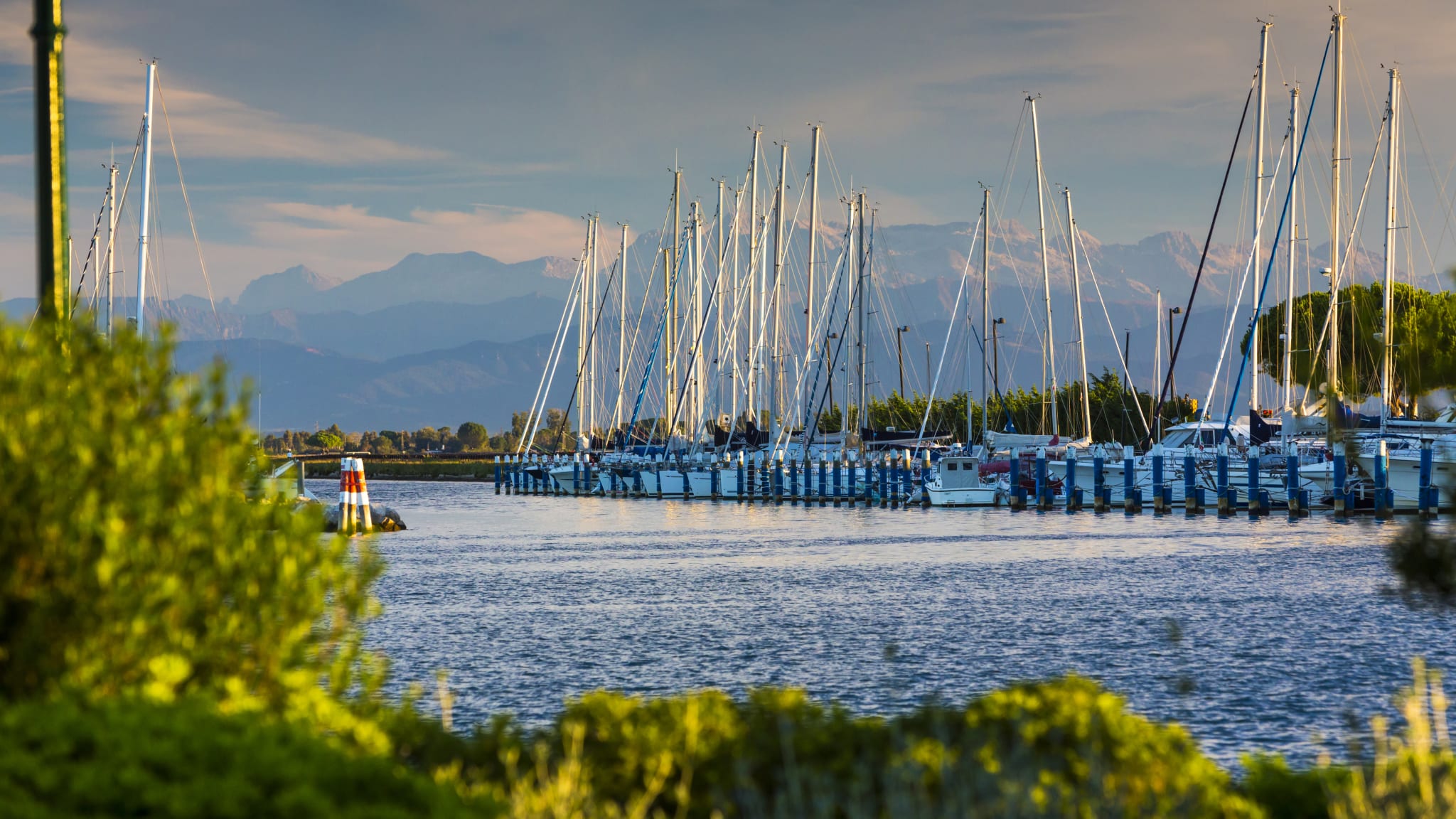 Italy, Friuli-Venezia Giulia, Grado, Harbour, morning mood
