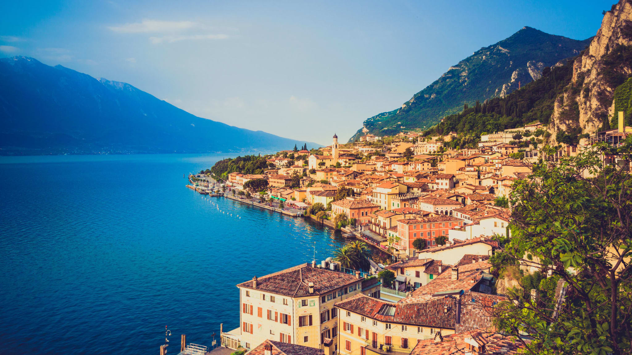 Limone, Gardasee, Italien
