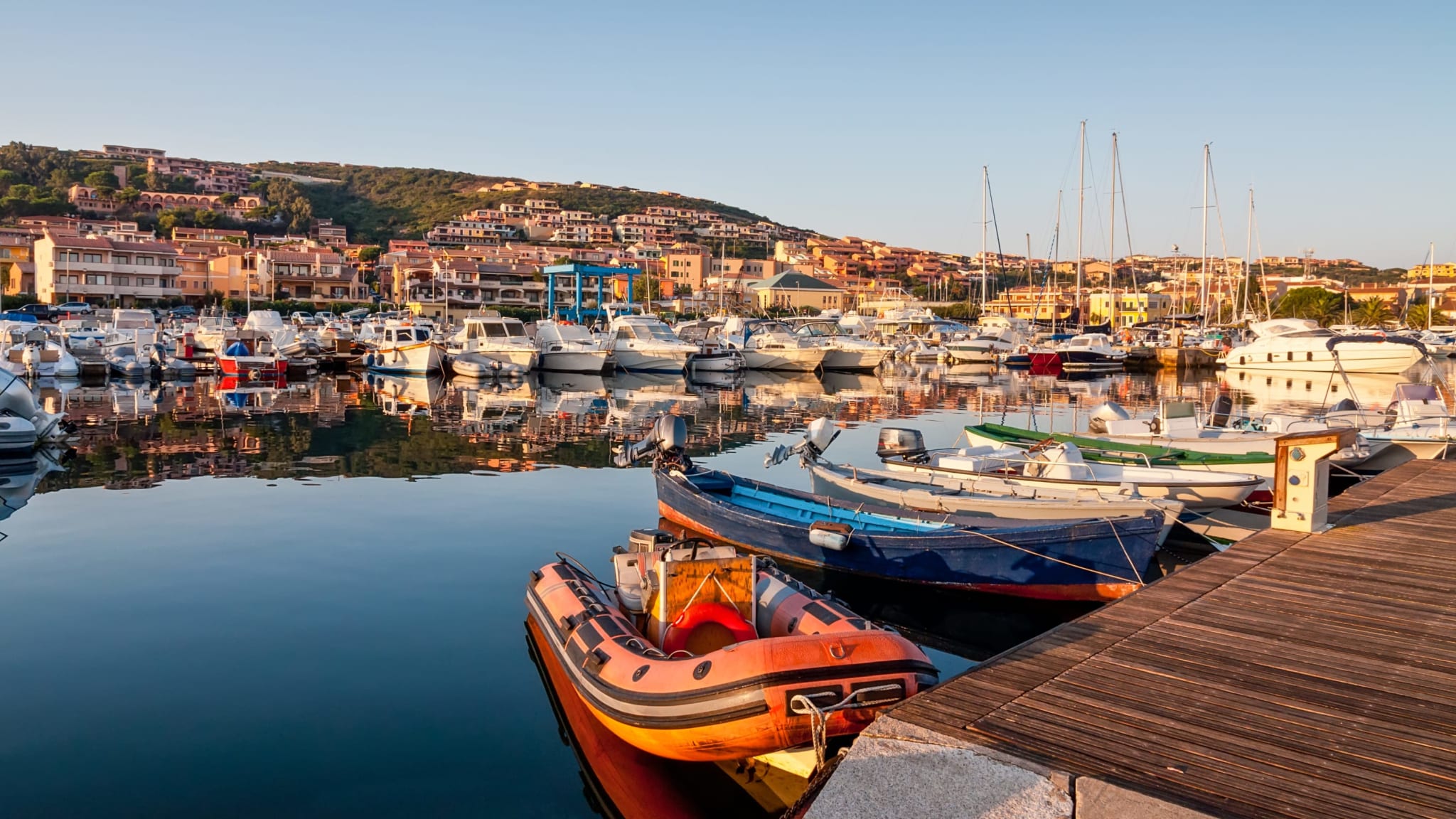 Palau Port, Sardinien, Italien