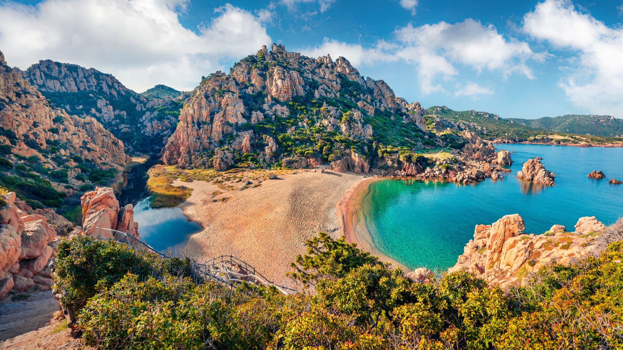 Elegantes Hchste Berg Sardinien Bild