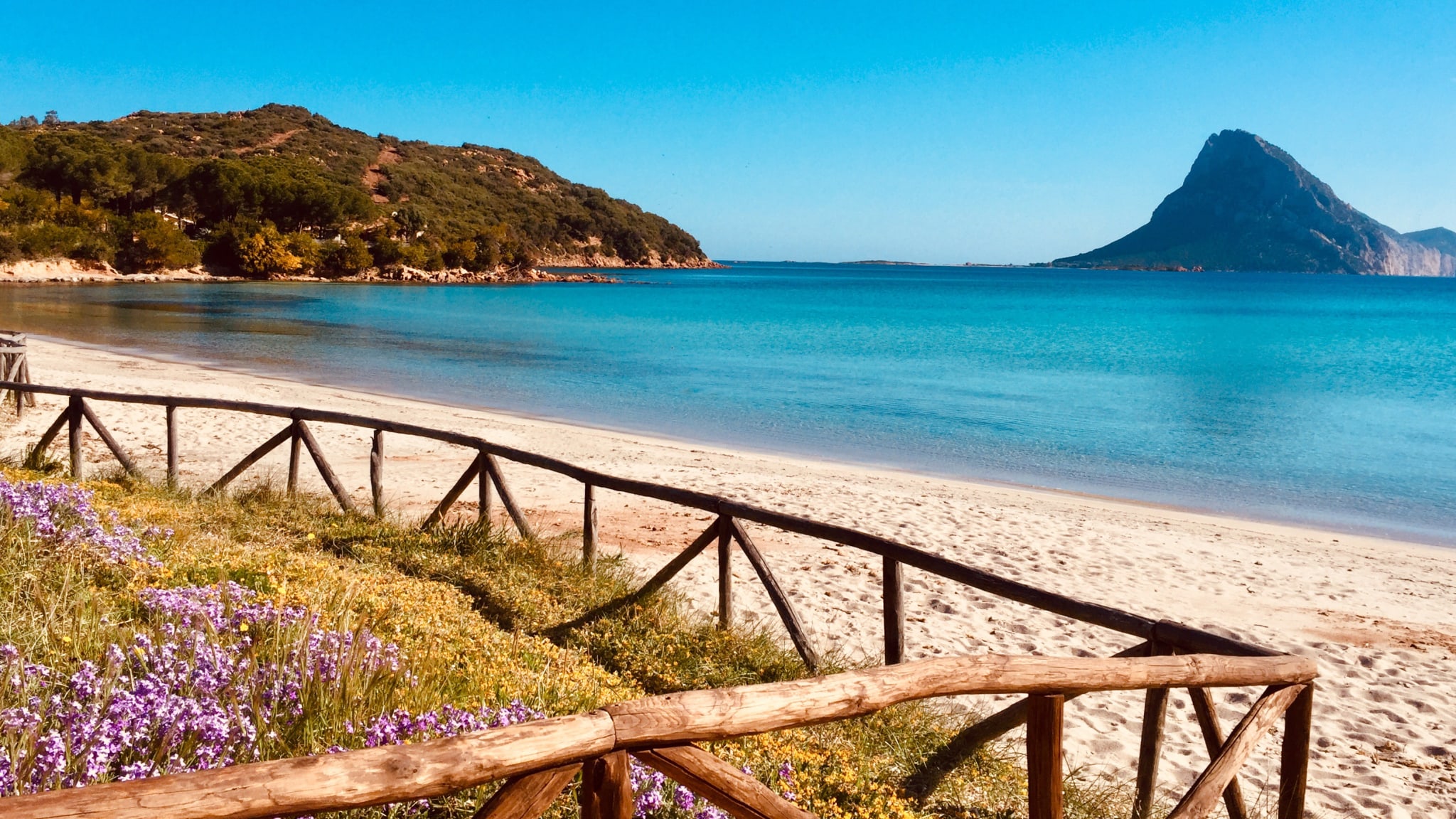 Strand, Olbia, Sardinien