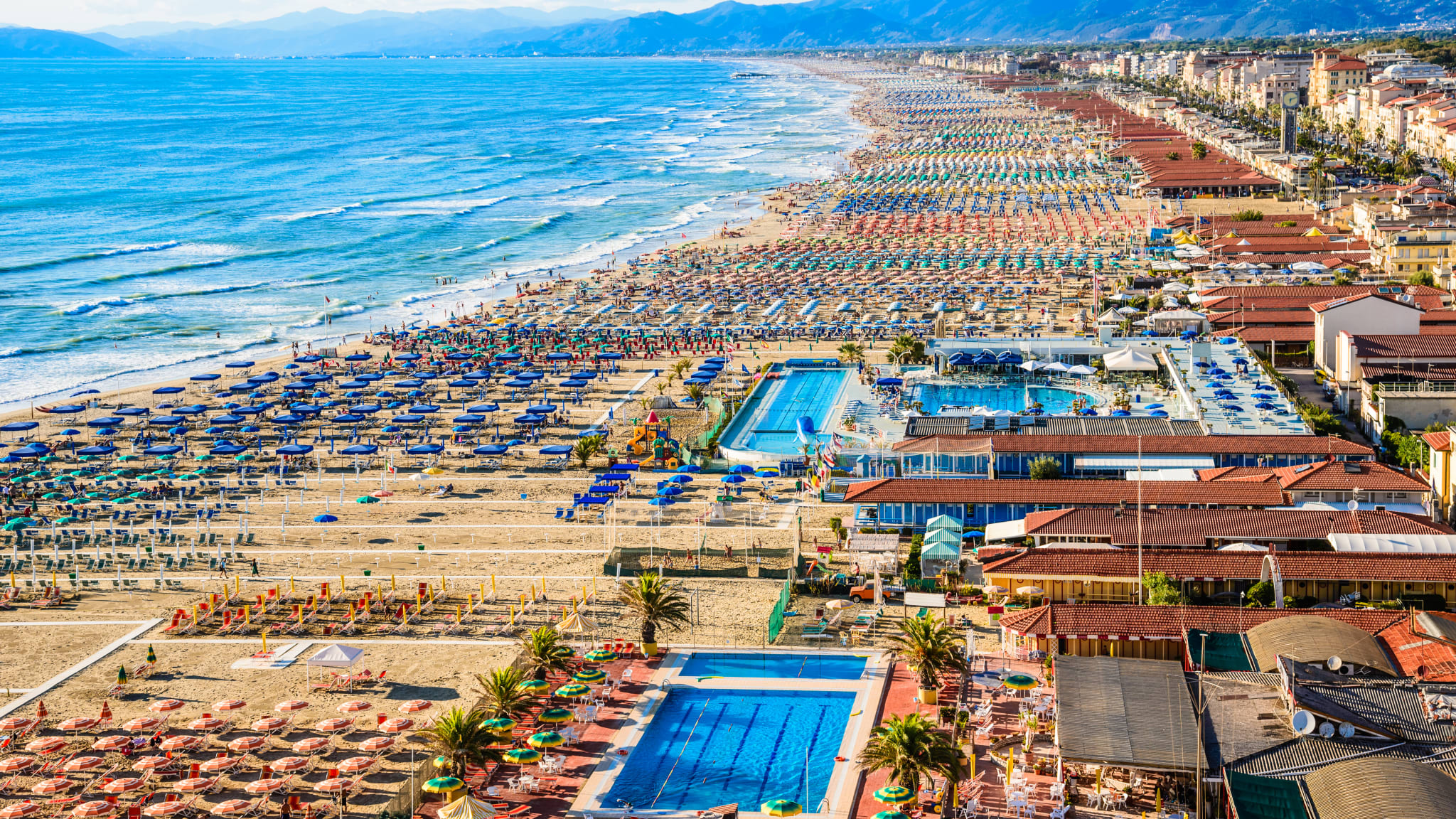 Küste, Viareggio, Toskana