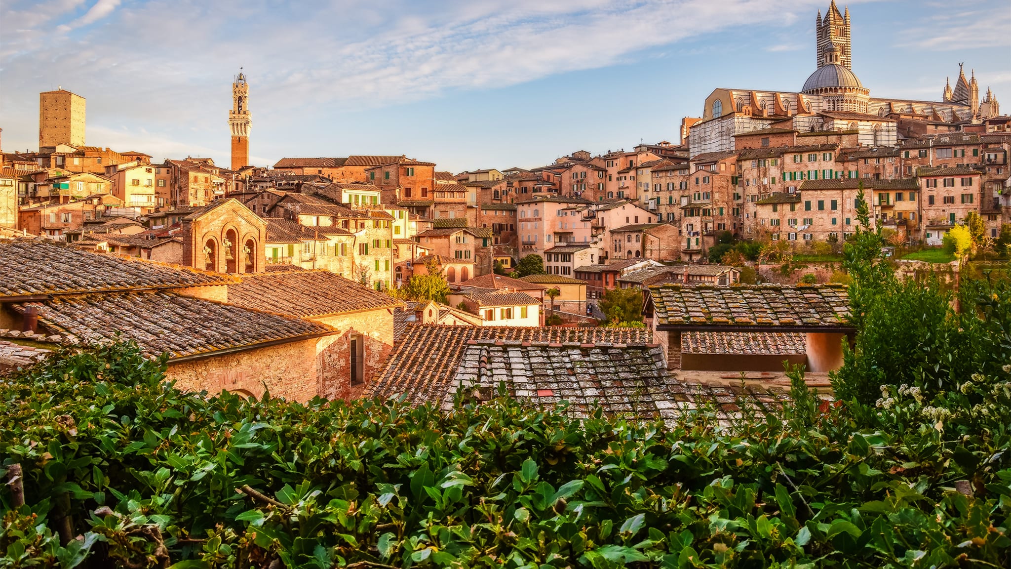 Stadt Siena, Toskana, Italien