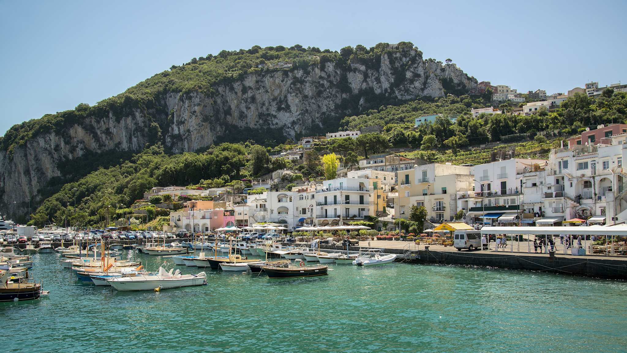 Capri Harbor, Campania, Italy