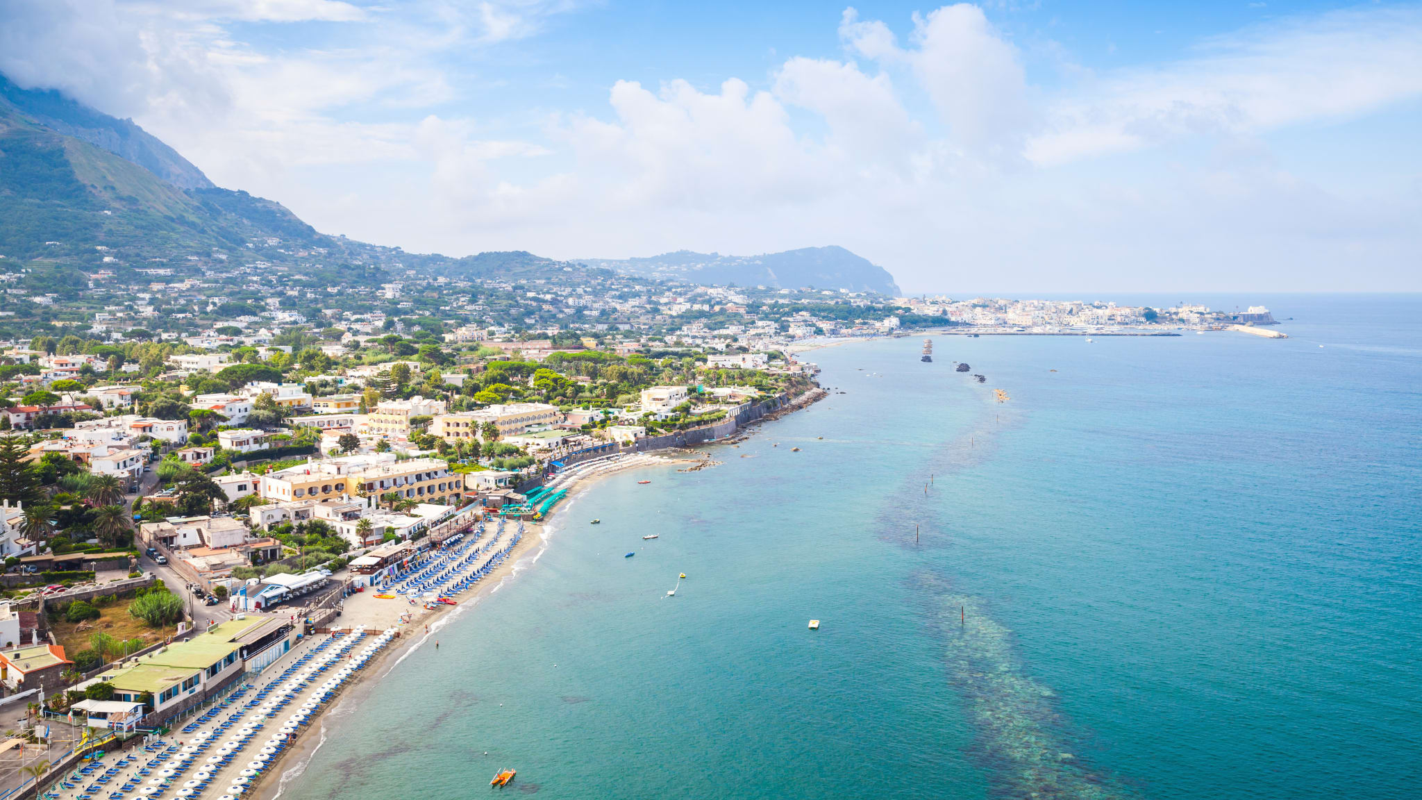 Strandpromenade, Forio Ischia, Kampanien
