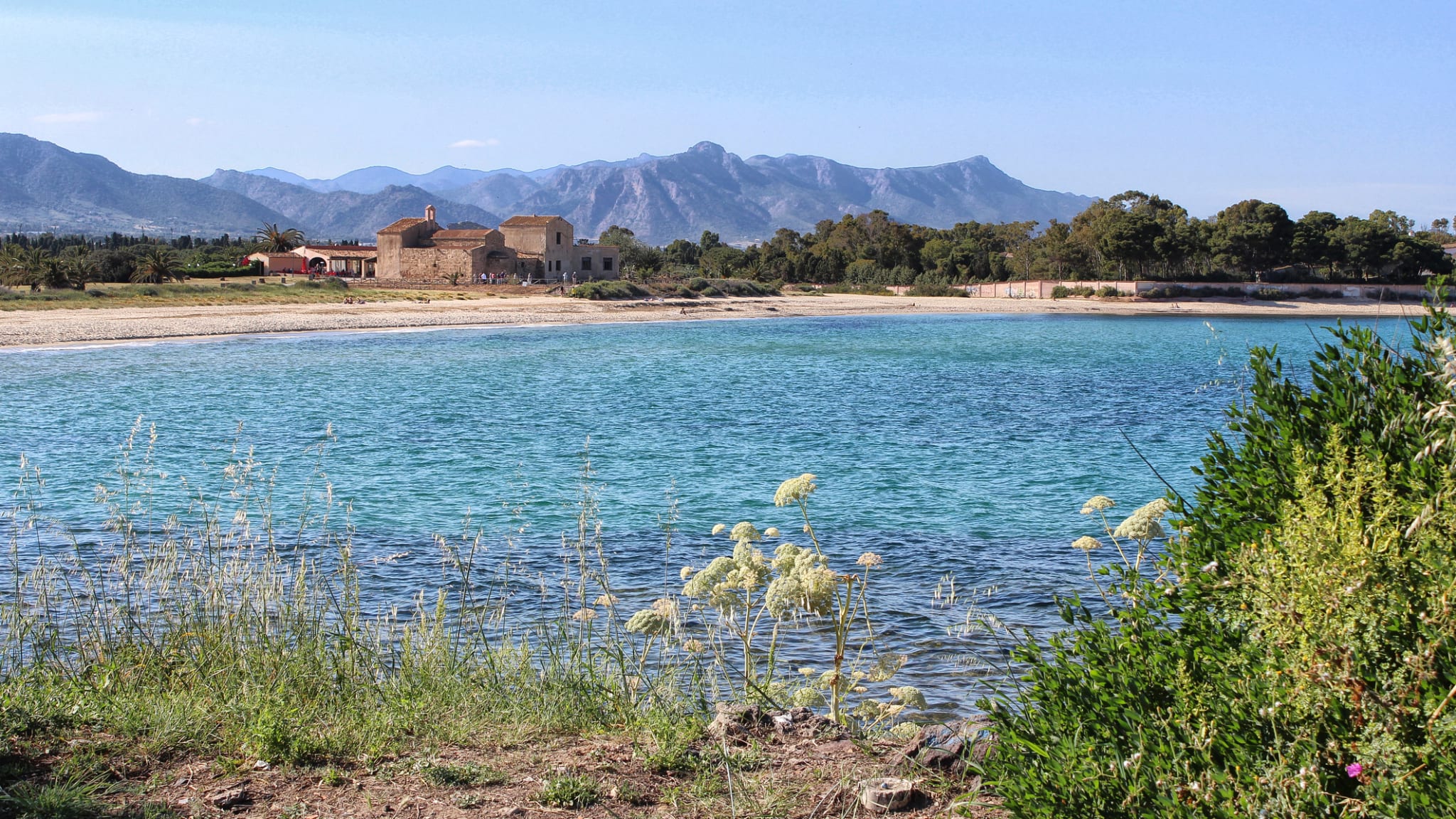 Beach at Pula, Sardinia