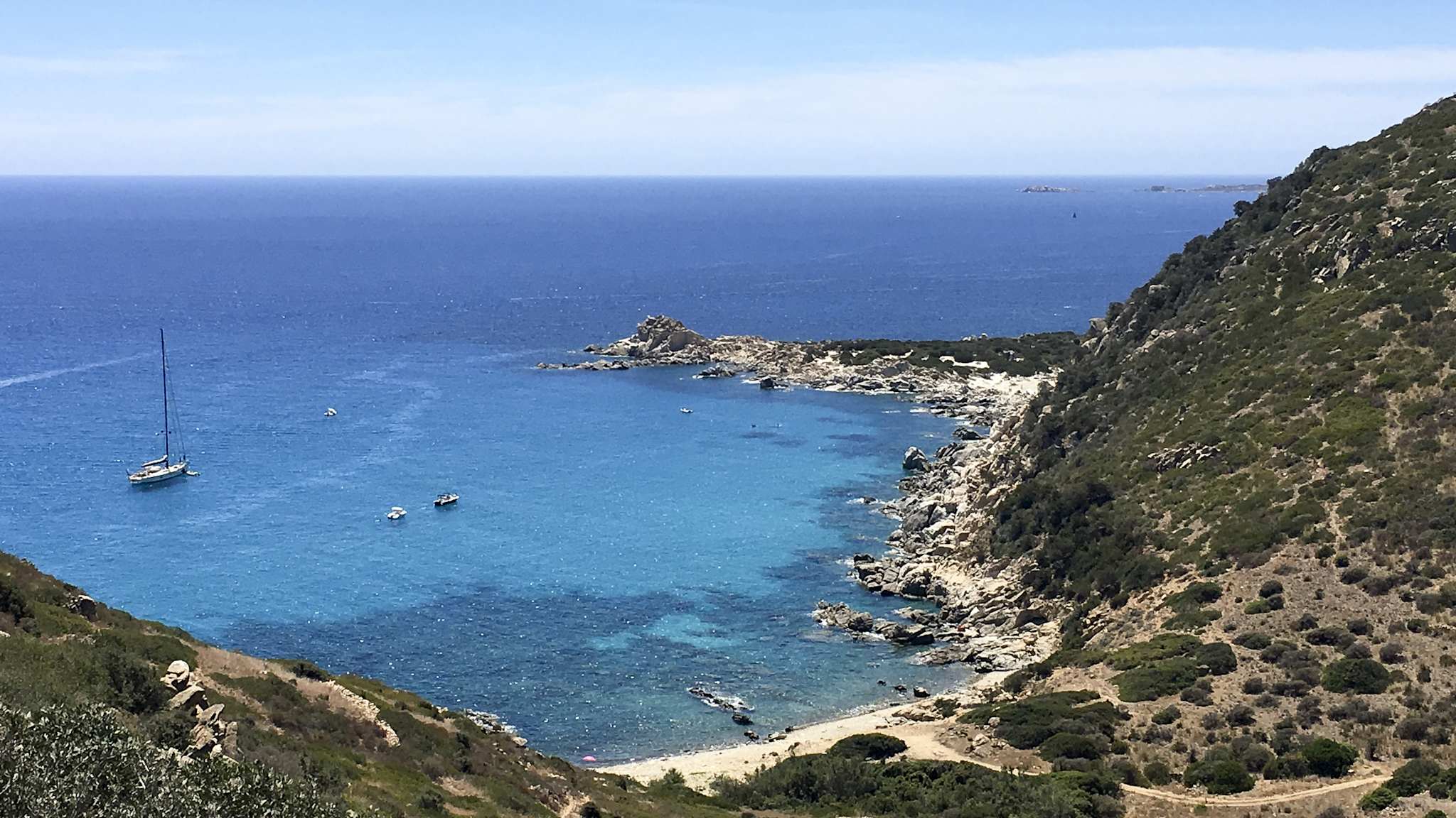 Beach at Punta Molentis