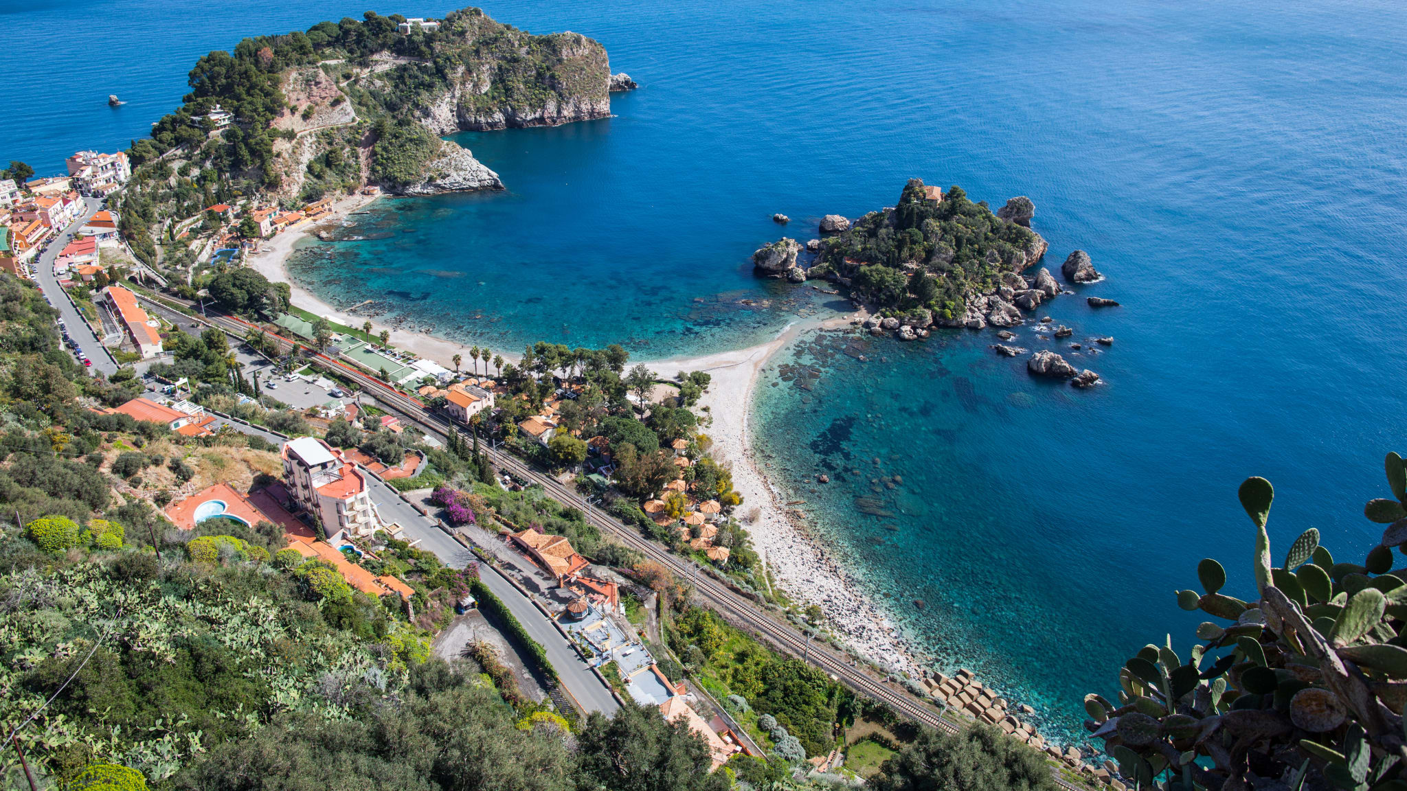 Isola bella,Taormina,Sicily.Italy