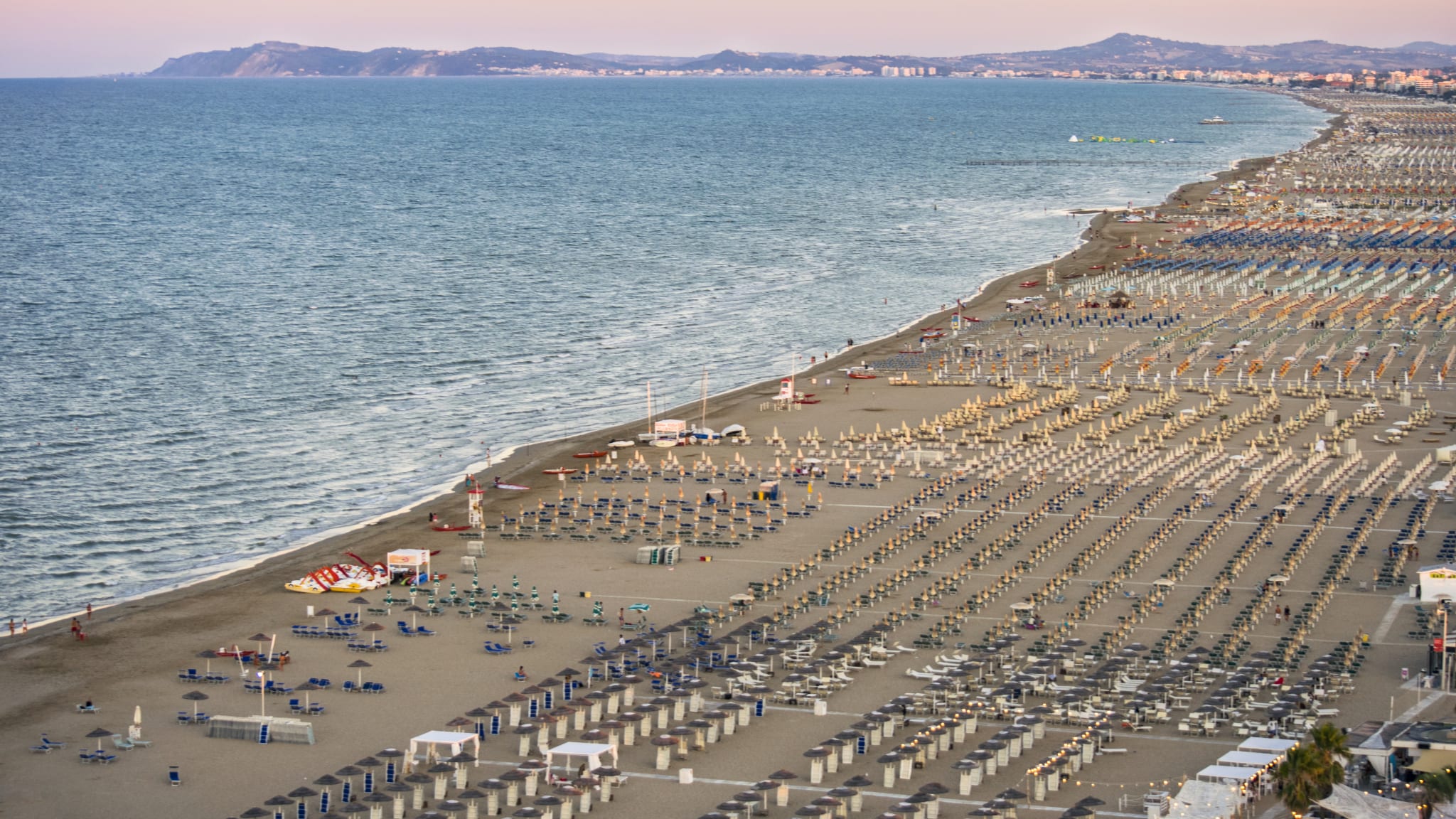 Rimini Strand, Italien