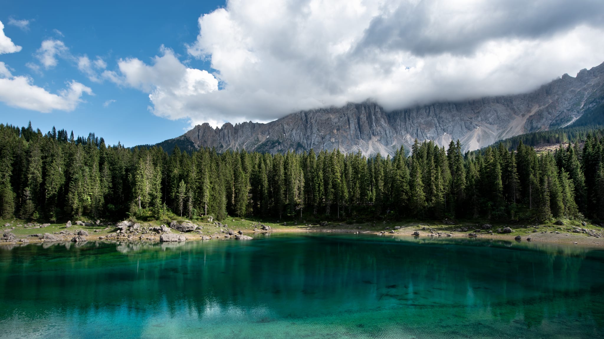 Carezza-See, Eggental, Südtirol