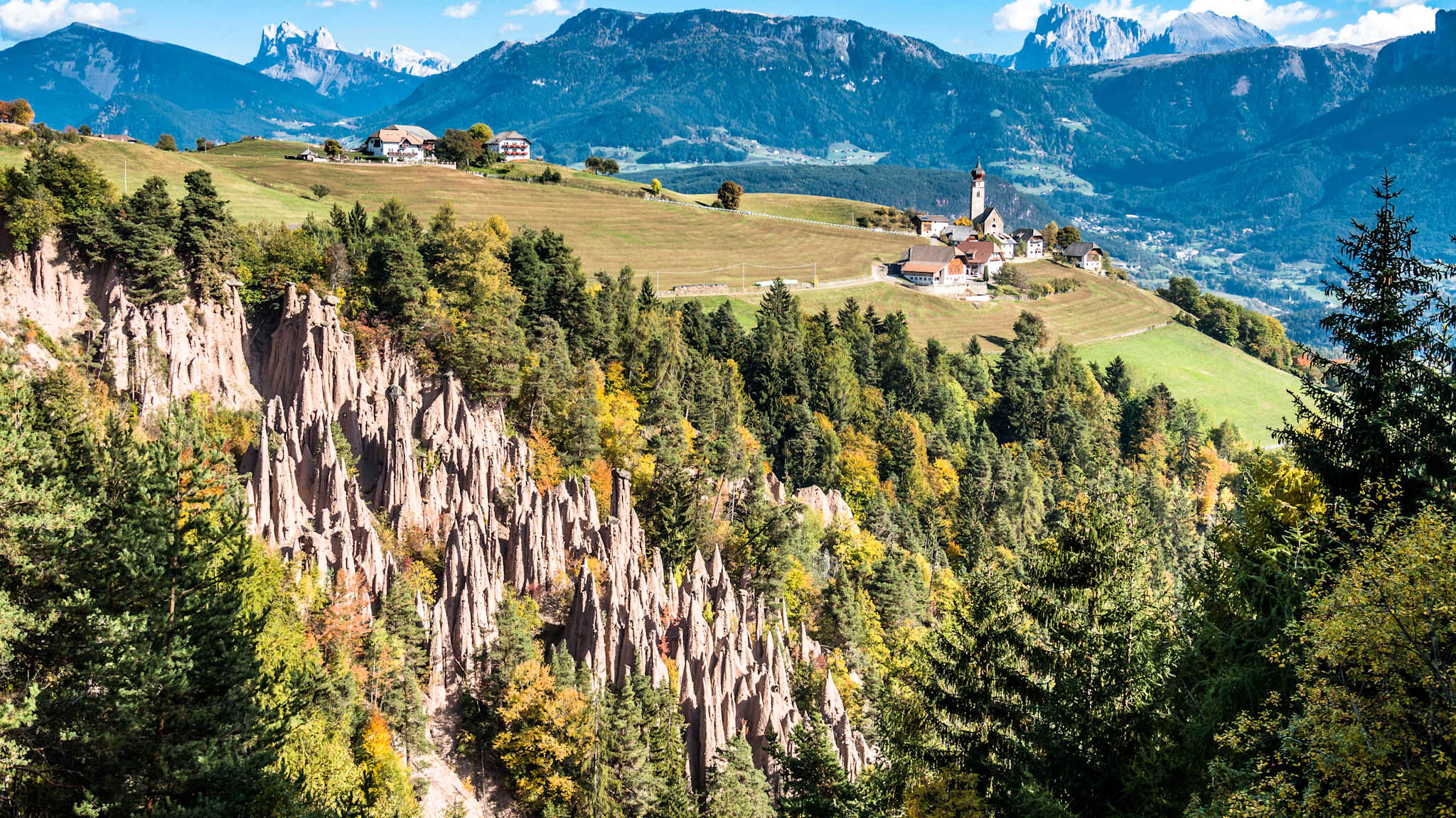 Erdpyramiden am Ritten, Bozen, Südtirol