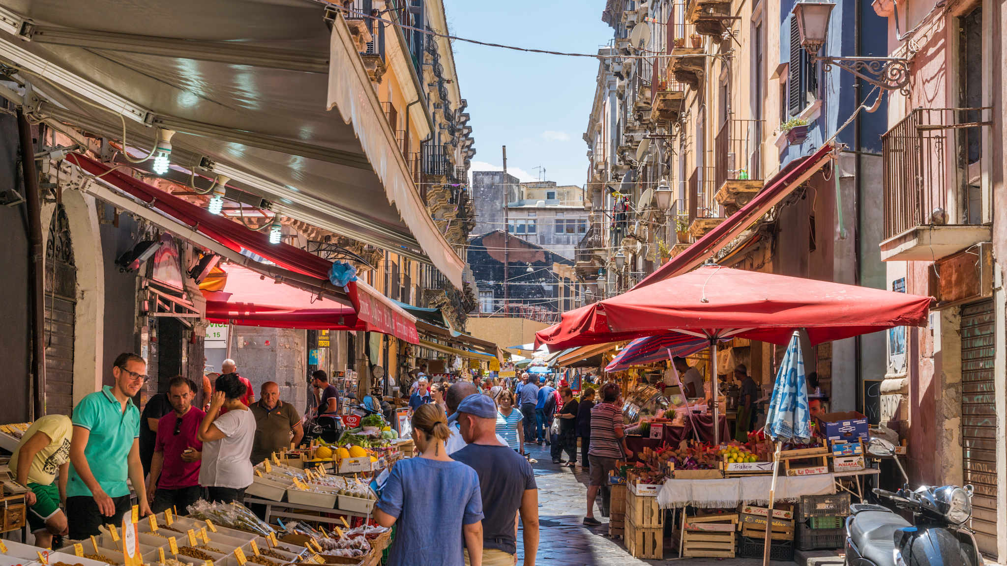 Wochenmarkt in Catania, Sizlien