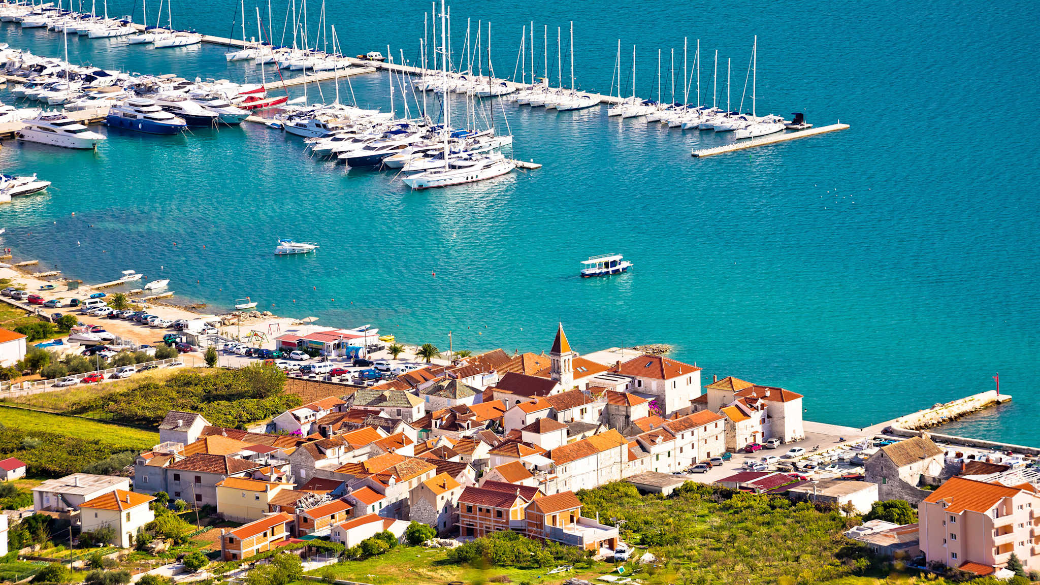 Seget Donji, Dalmatien, Kroatien
