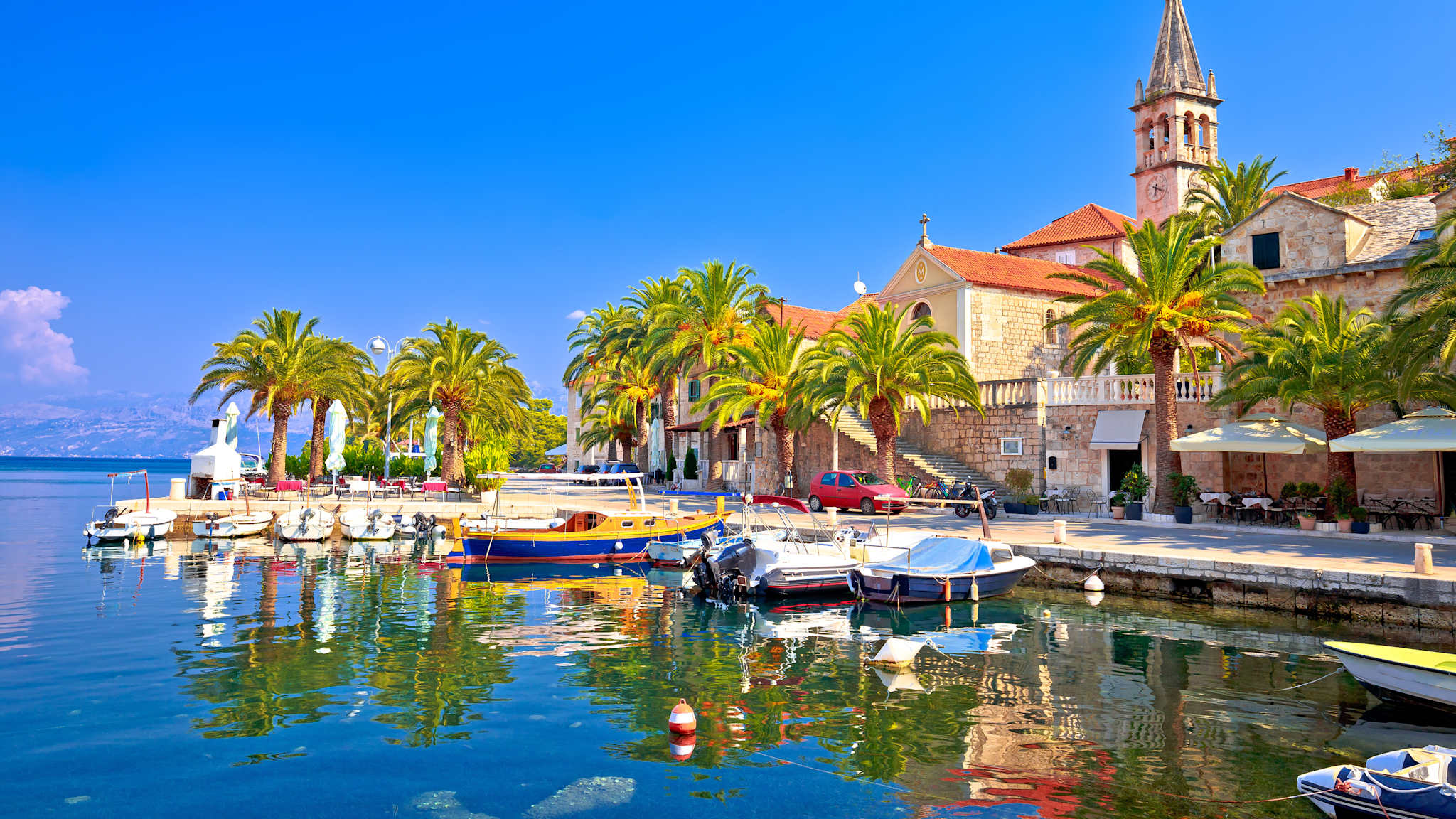 Supetar, Dalmatien, Kroatien