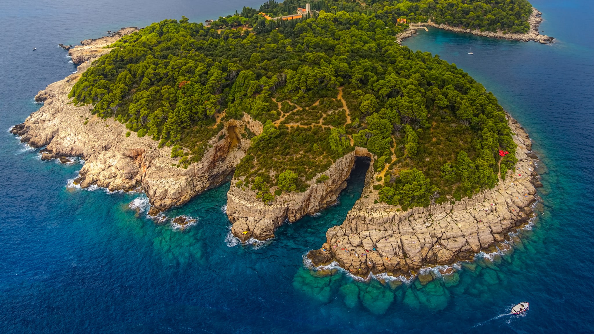 Insel Lokrum, nähe Dubrovnik, Dalmatien, Kroatien
