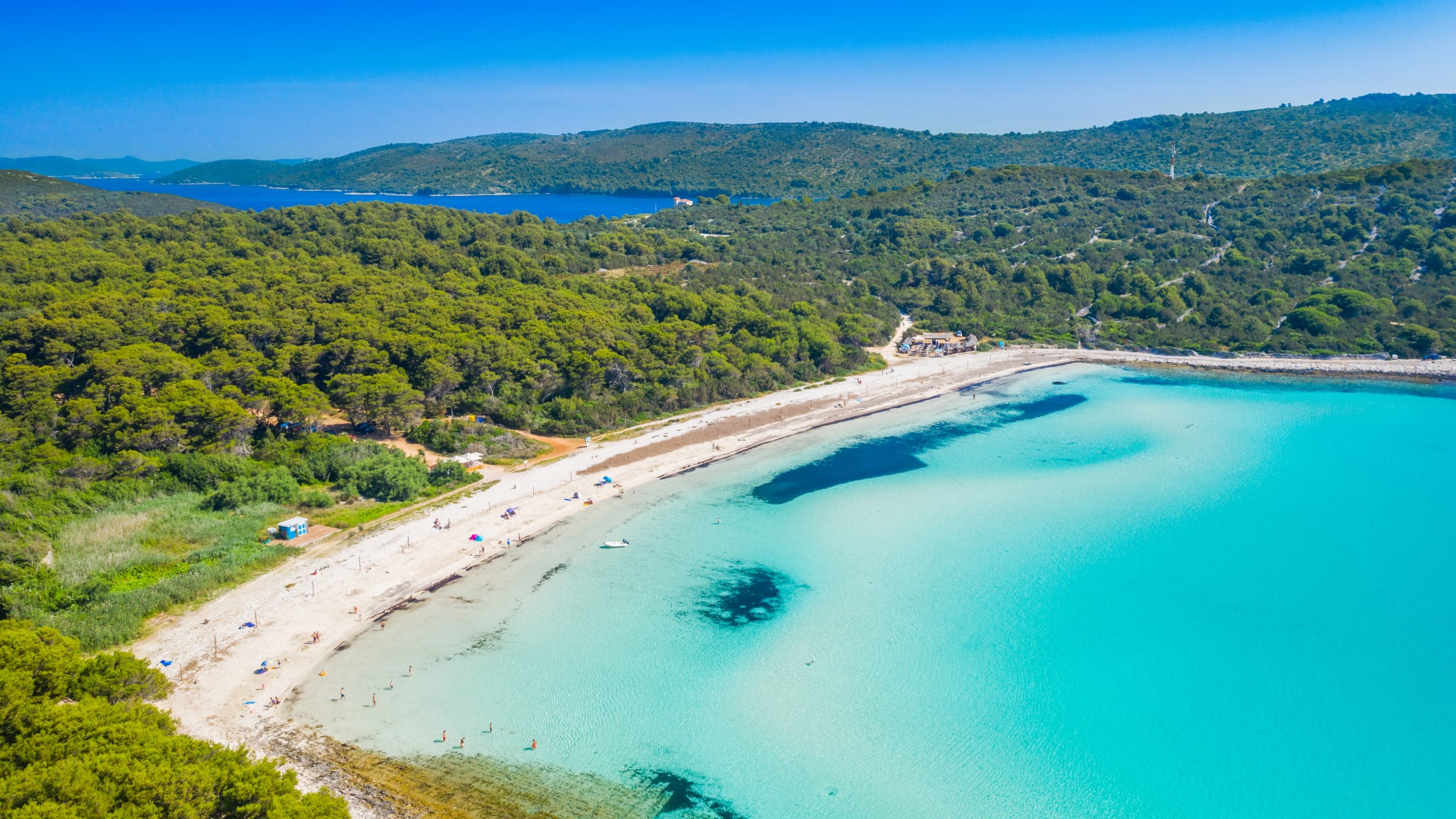 Strand Sakarun, Insel Dugi Otok, Kroatien