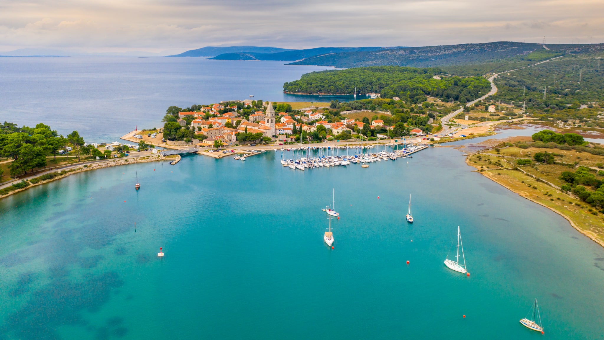 Hafen Osor, Insel Cres, Kroatien