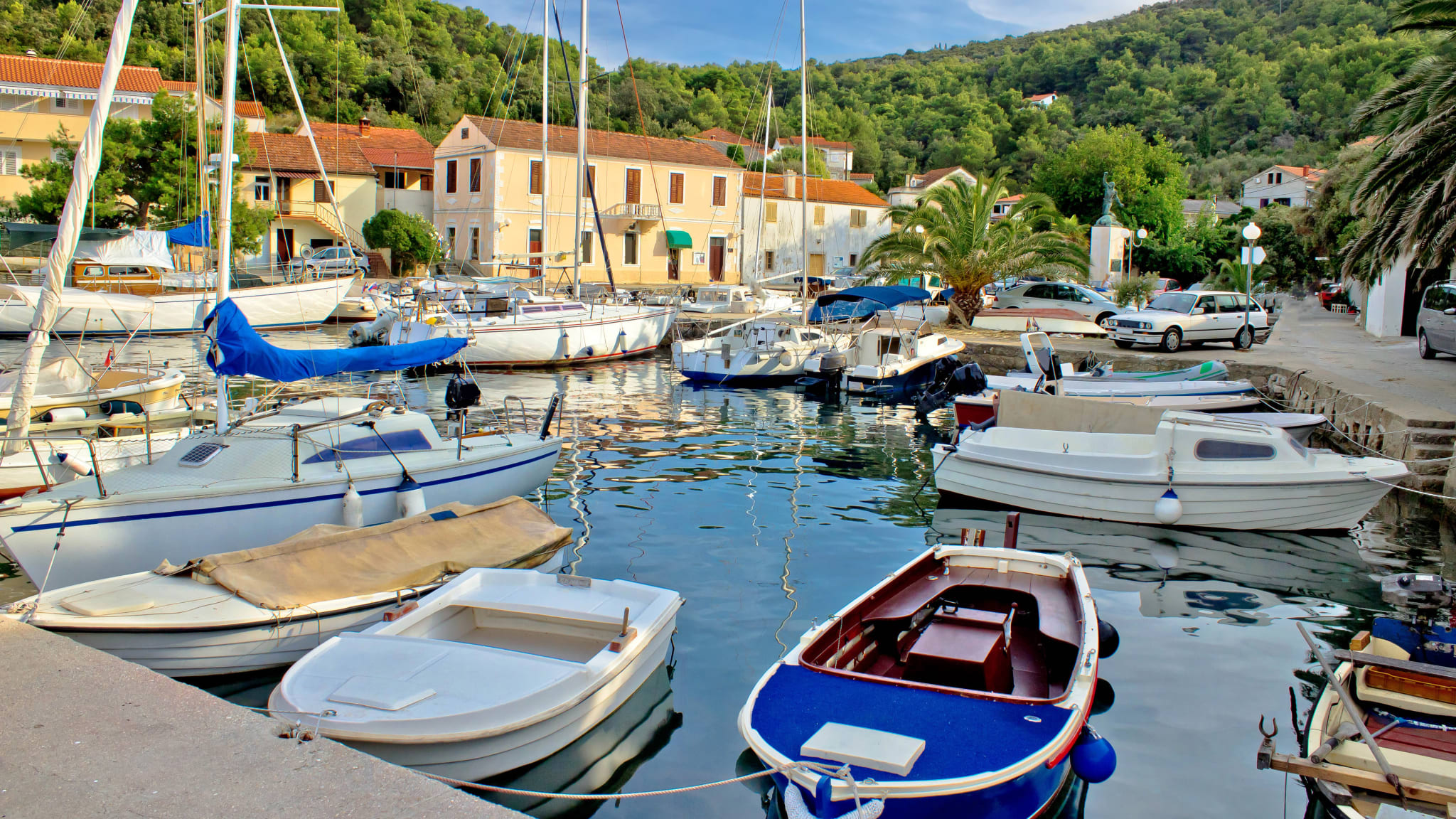 Hafen, Mali Iž, Insel Iz, Kroatien