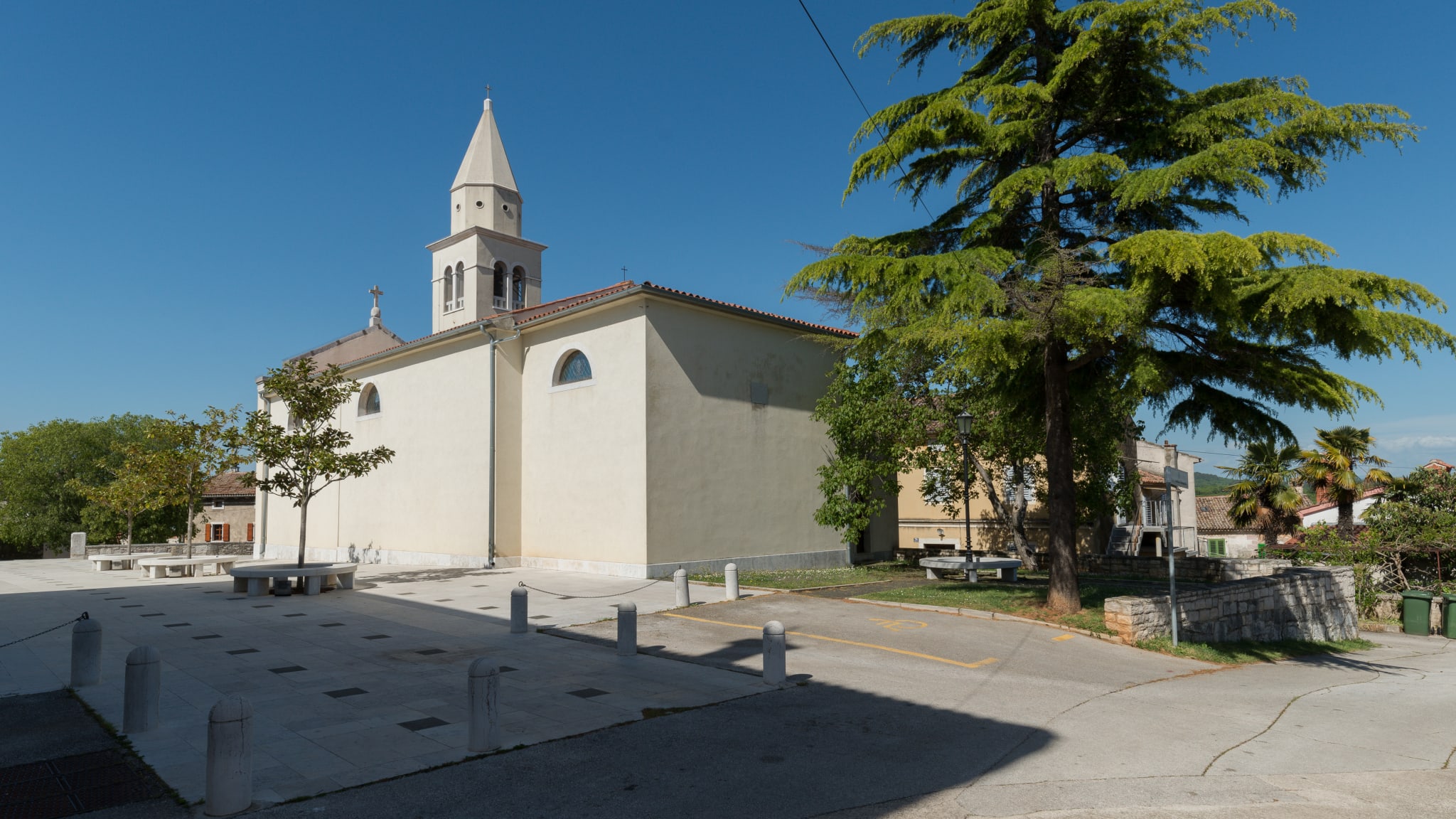 Kirche in Funtana, Istrien, Kroatien
