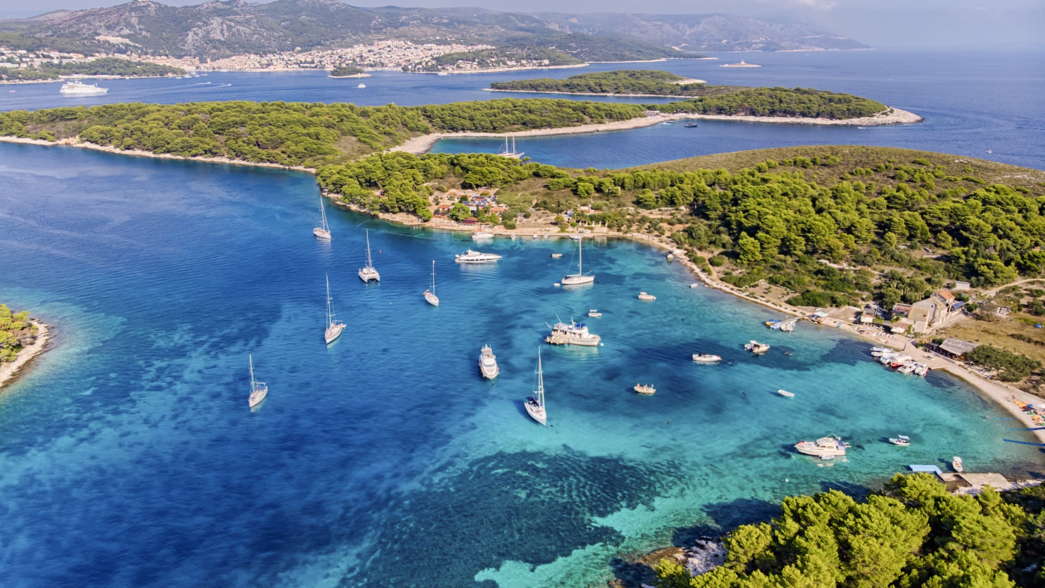 Paklinski Inseln vor der Insel Hvar, Kroatien