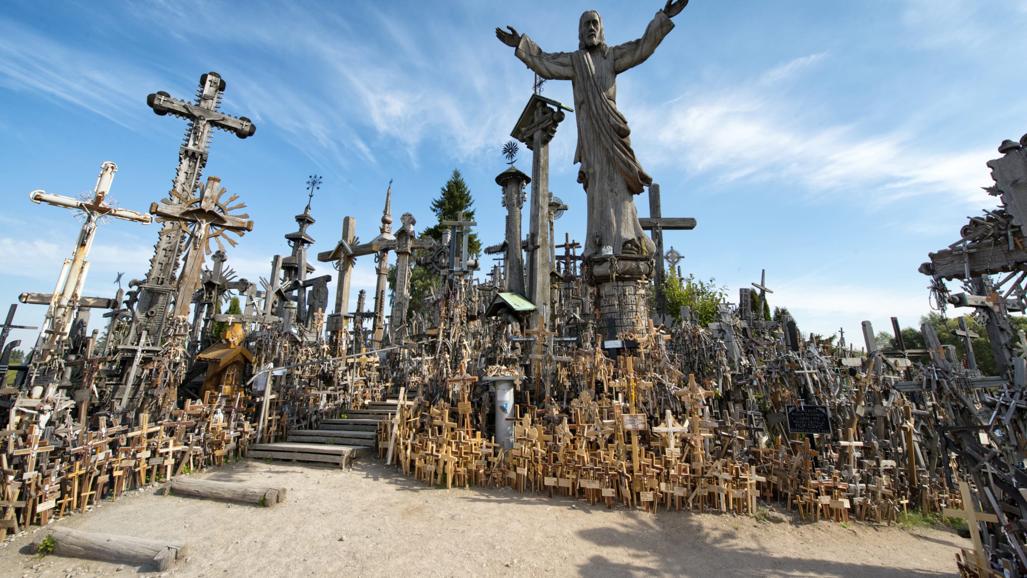 Kreuzhügel, Wallfahrtsort südlich von Šiauliai, Litauen