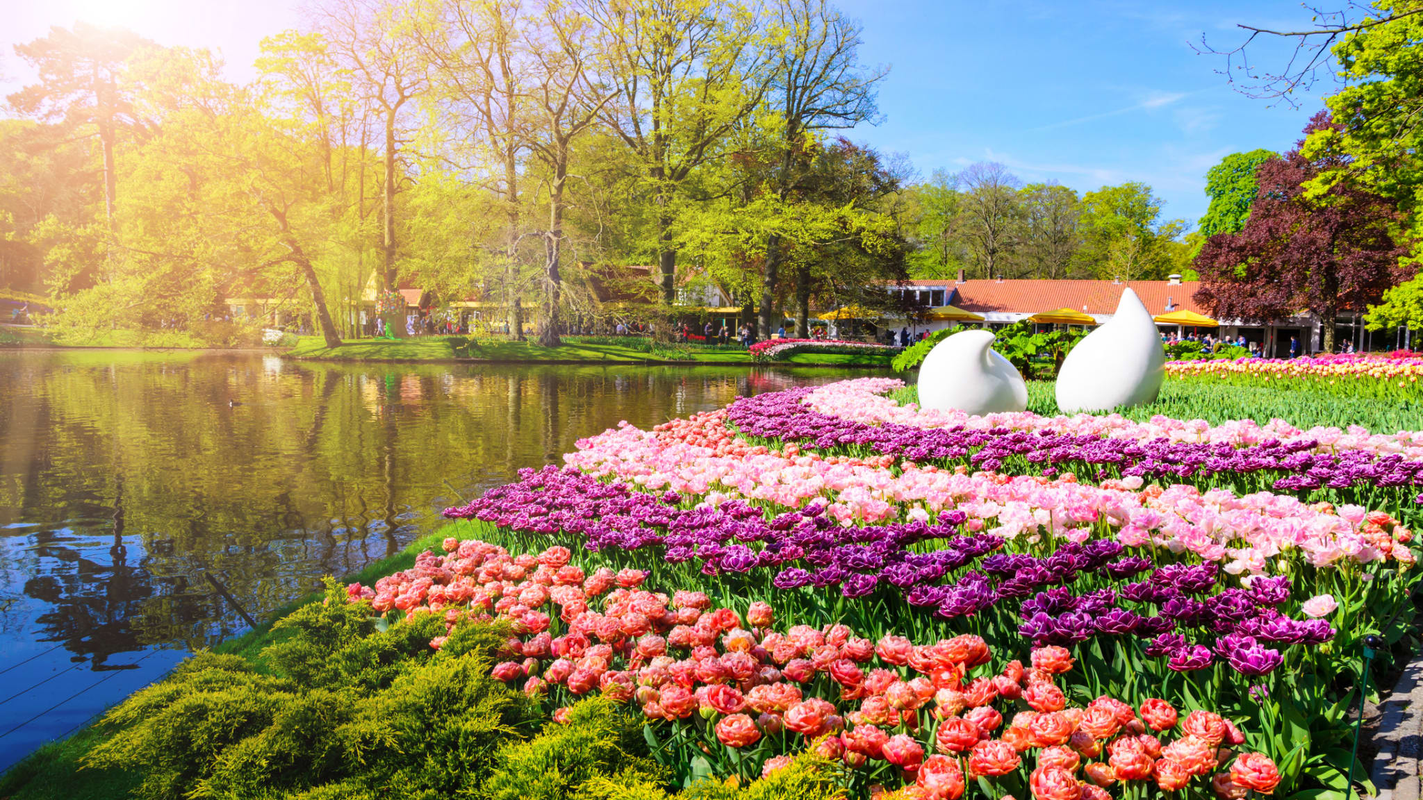 Keukenhof Park in Lisse, Holland