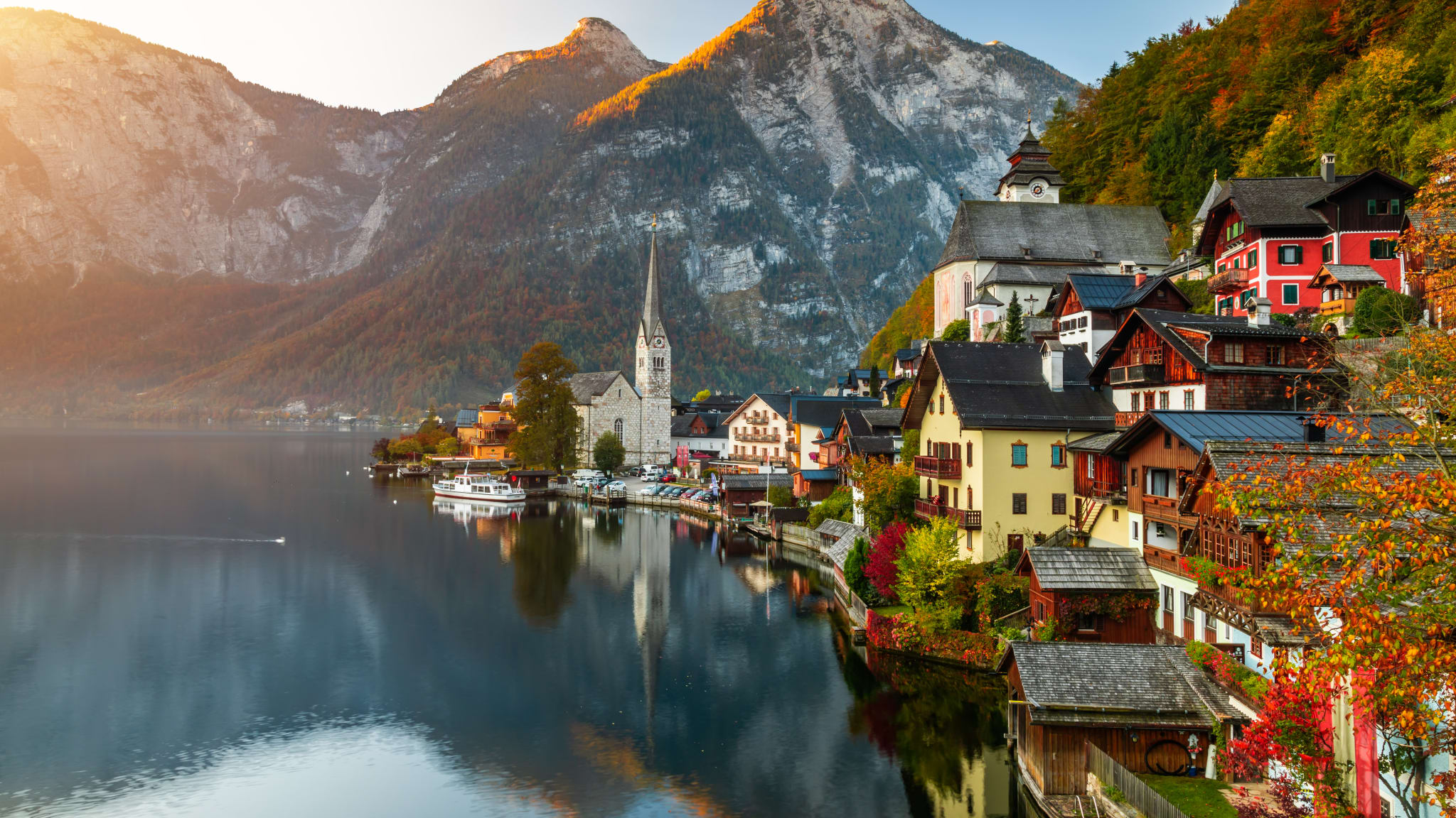 Hallstatter See, Salzkammergut, Österreich