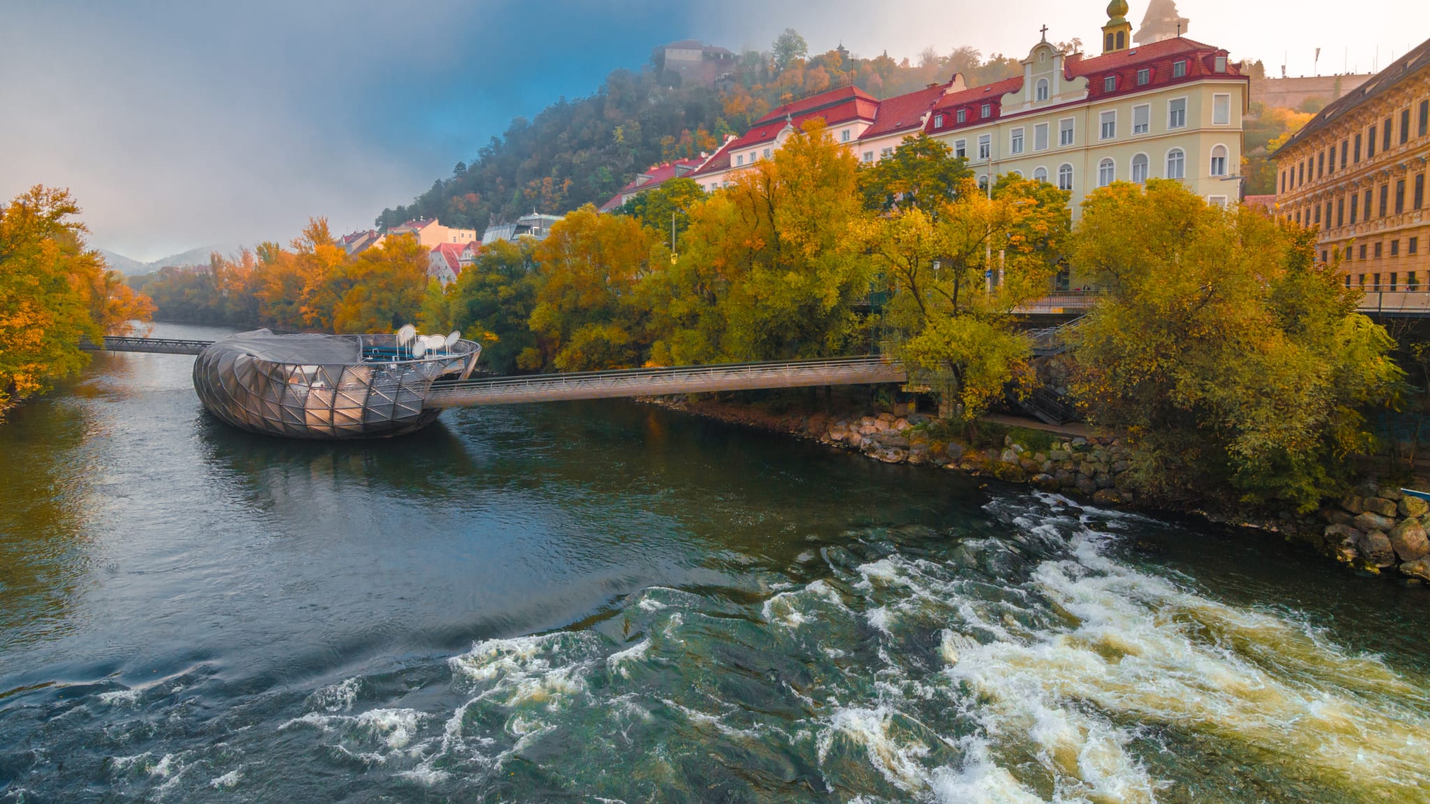 Stadt am Fluss