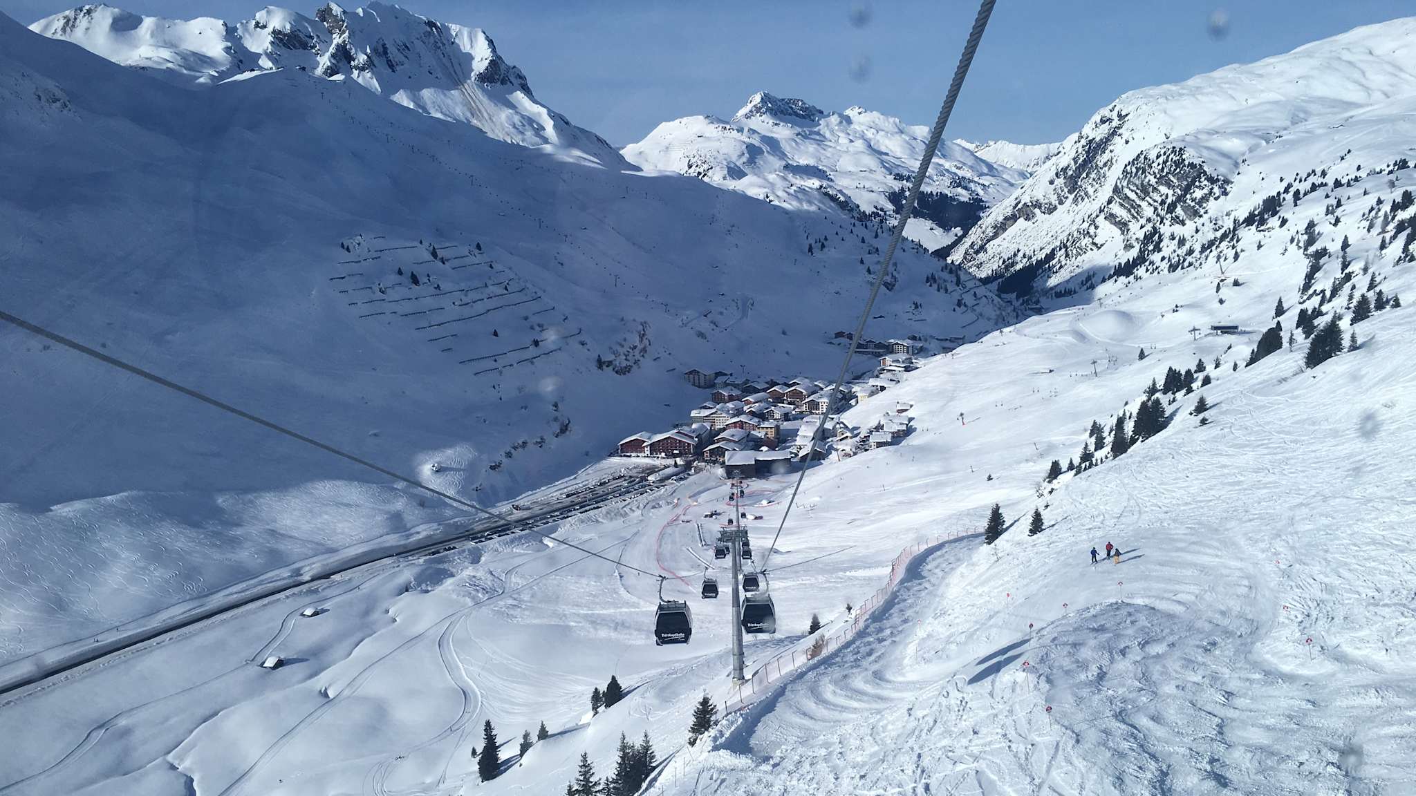 Skigebiet Zürs, Vorarlberg, Österreich