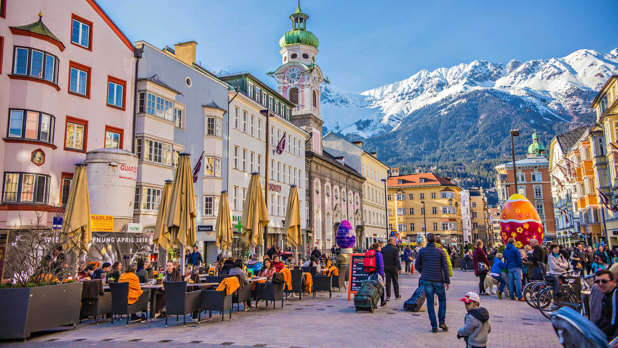 Stadtzentrum Innsbruck, Tirol, Österreich