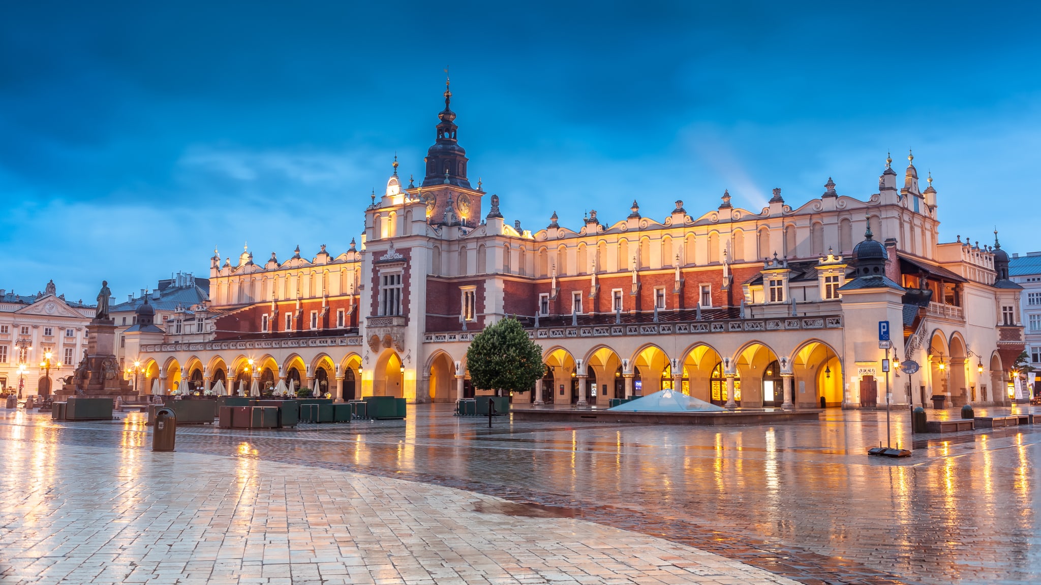 Krakow, historic center Cloth Hall on Market Square