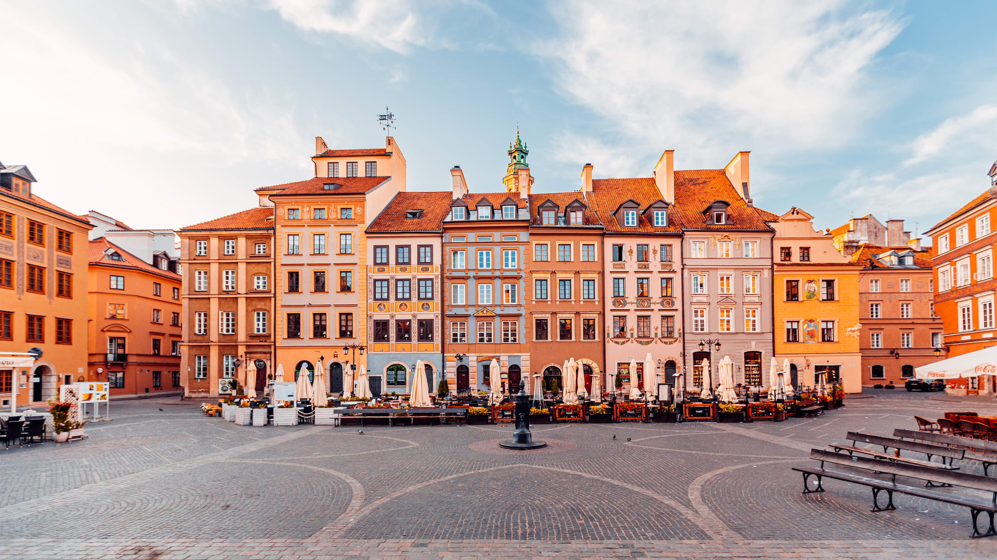 Rynek Starego Miasta, Warschau, Polen