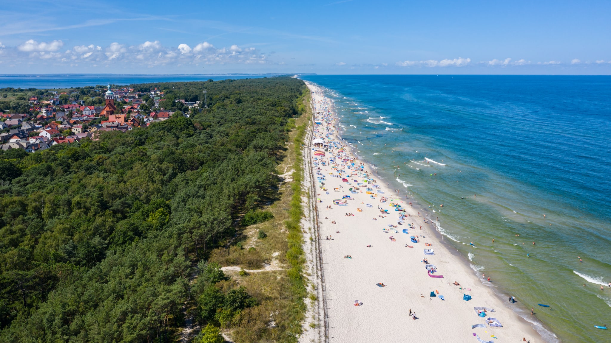 Strand von Jastarnia, Insel Hel, Polen
