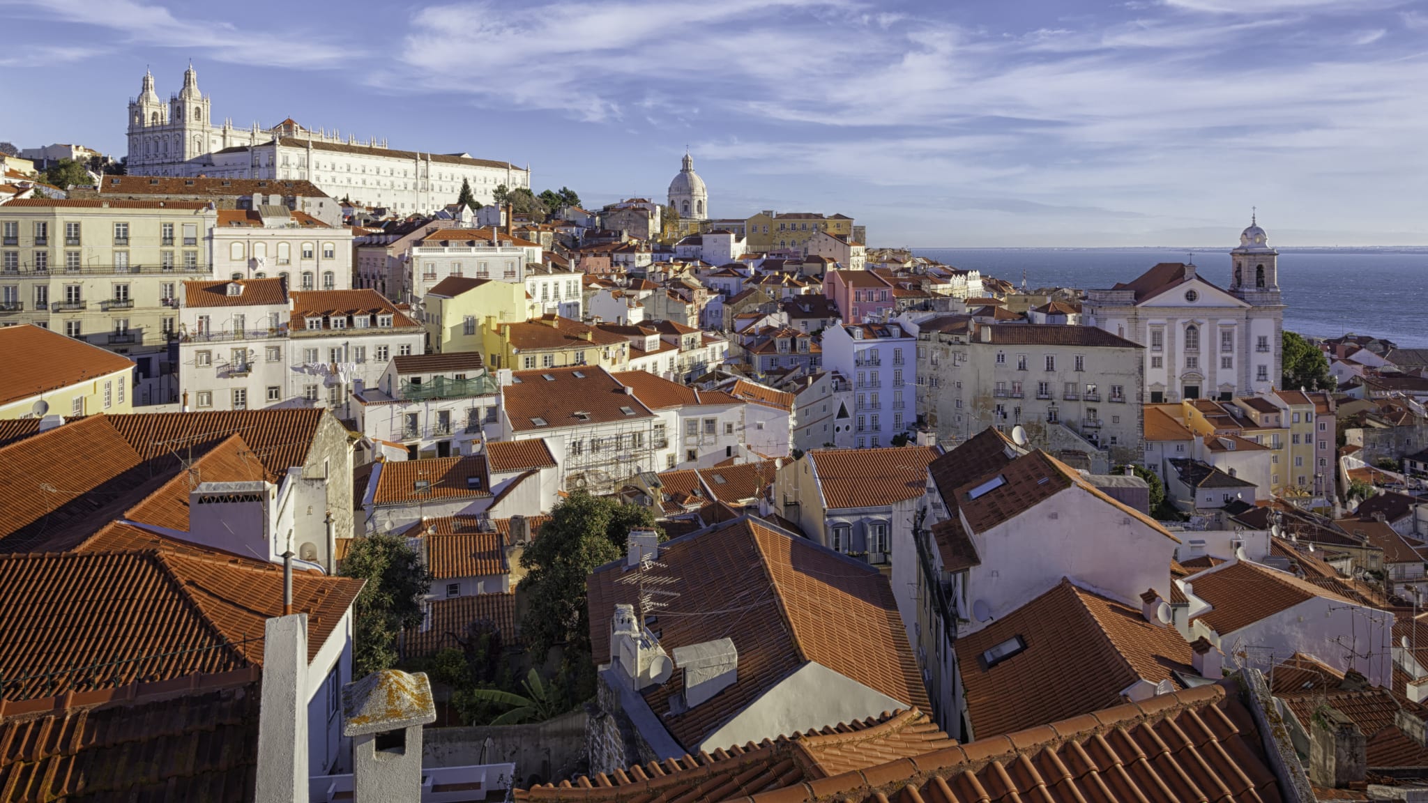 Altstadt von Alfama-Distrikt Lissabon