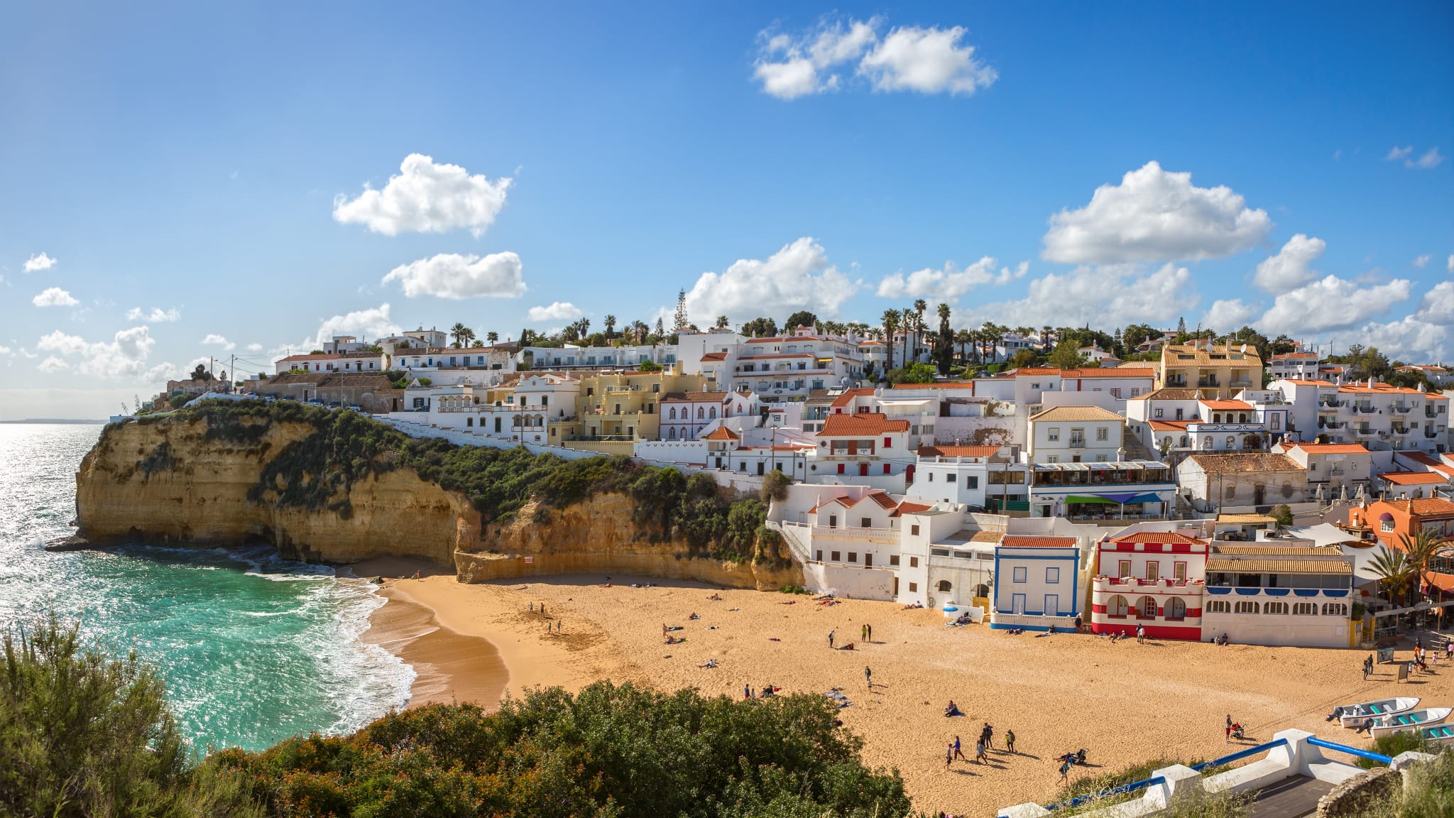Strand Carvoeiro, Algarve, Portugal