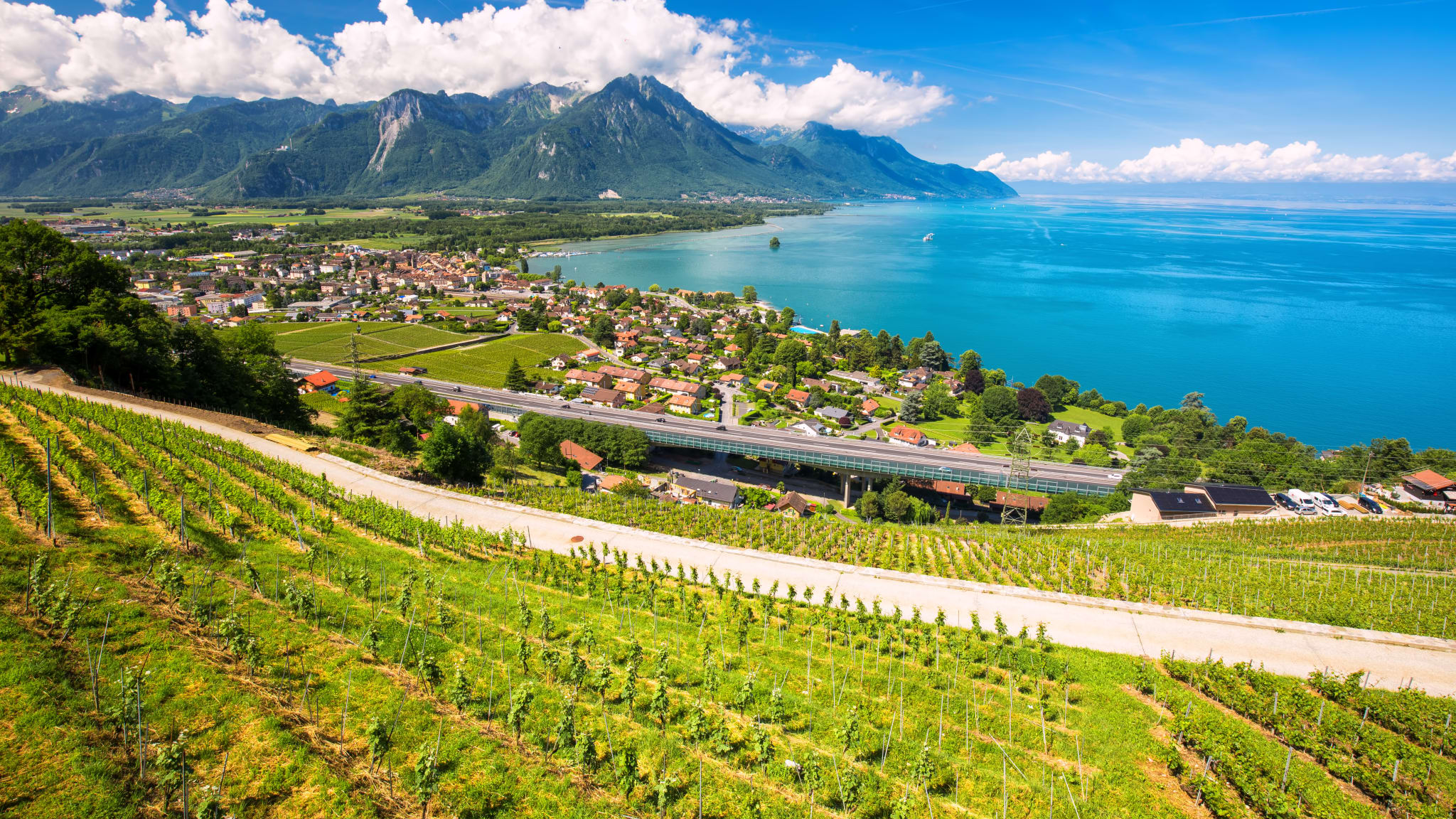 Genfer See, Kanton Waadt, Schweiz