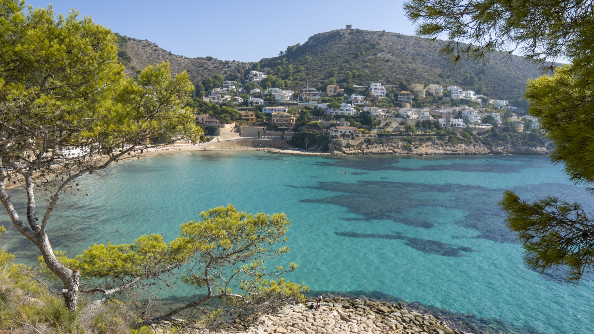 Playa del Portet, Costa Blanca, Spanien