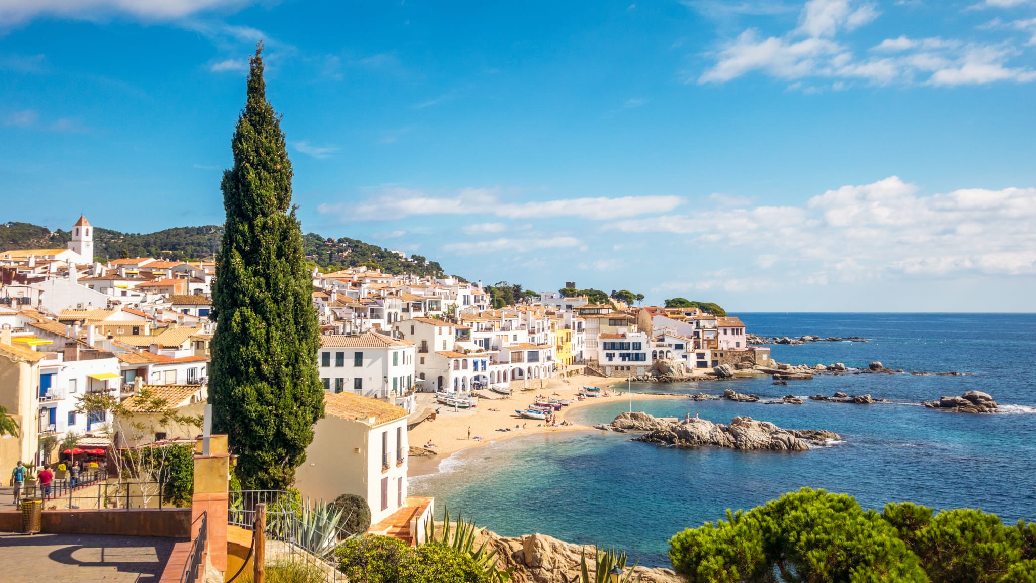 Calella de Palafrugell, Costa Brava, Spanien
