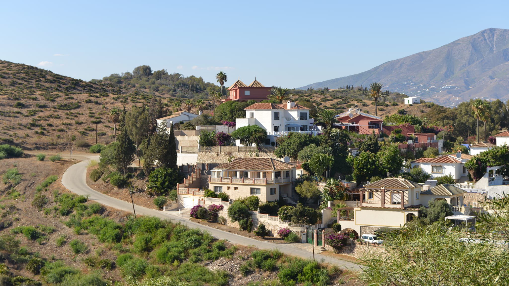 Ortsrand La Cala de Mijas, Costa del Sol