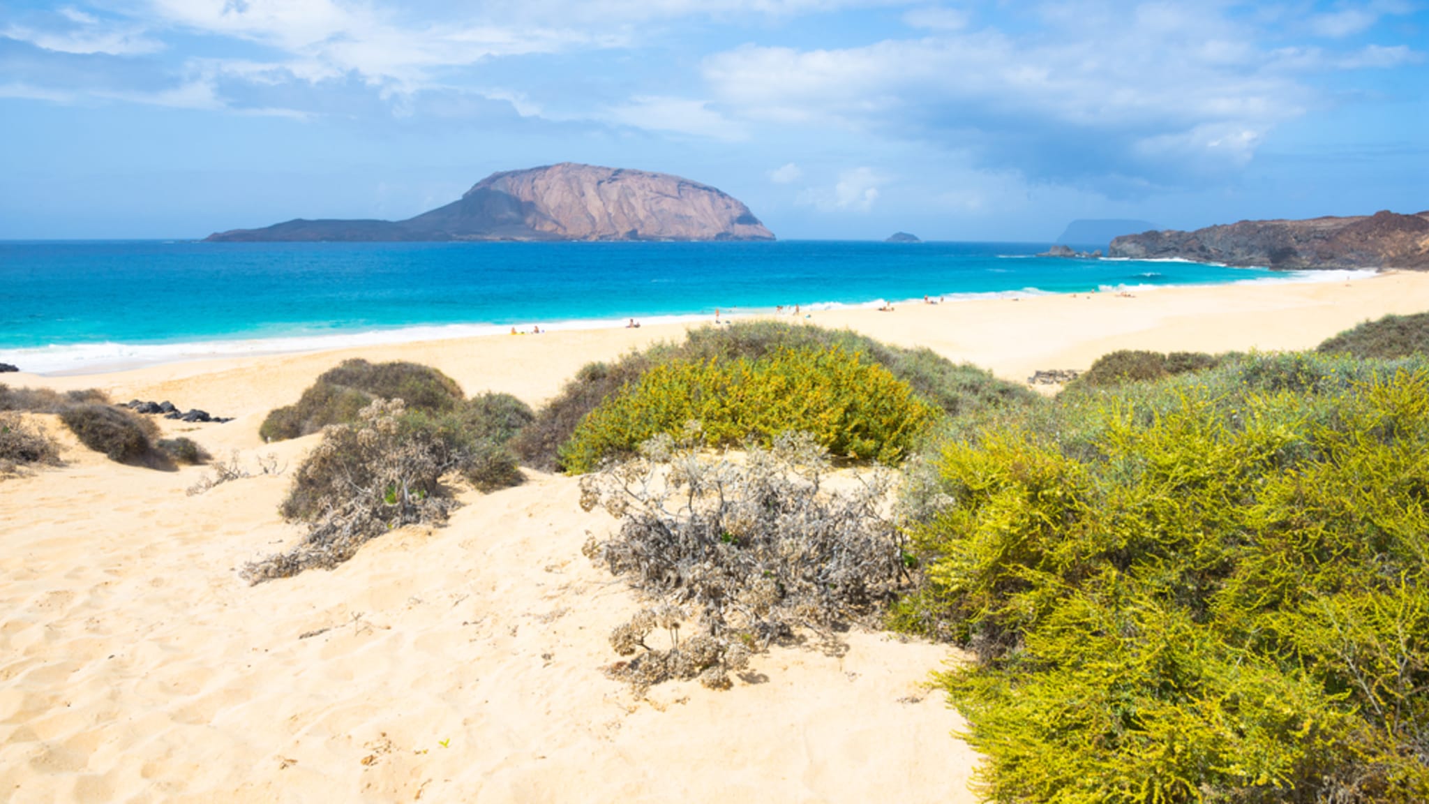 Kleine Dünen am Playa de las Conchas auf la Graciosa © Shutterstock - Nido Huebl