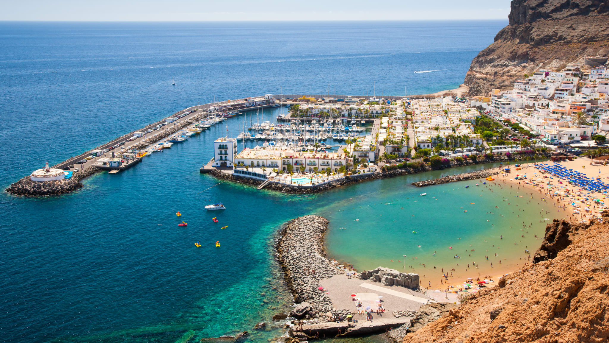 Beach Check Der Playa De Mog n Auf Gran Canaria