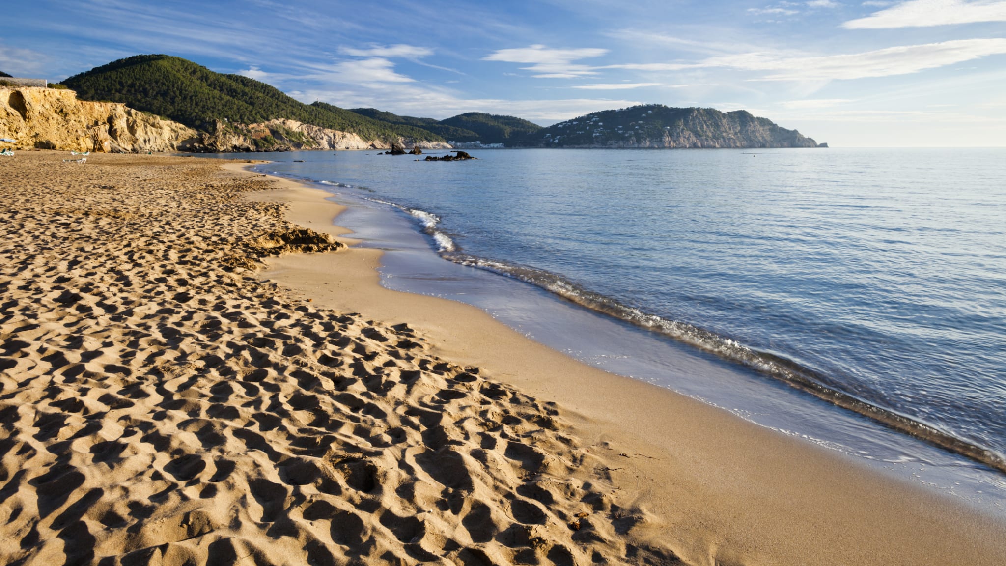 Ein langer leerer Stand