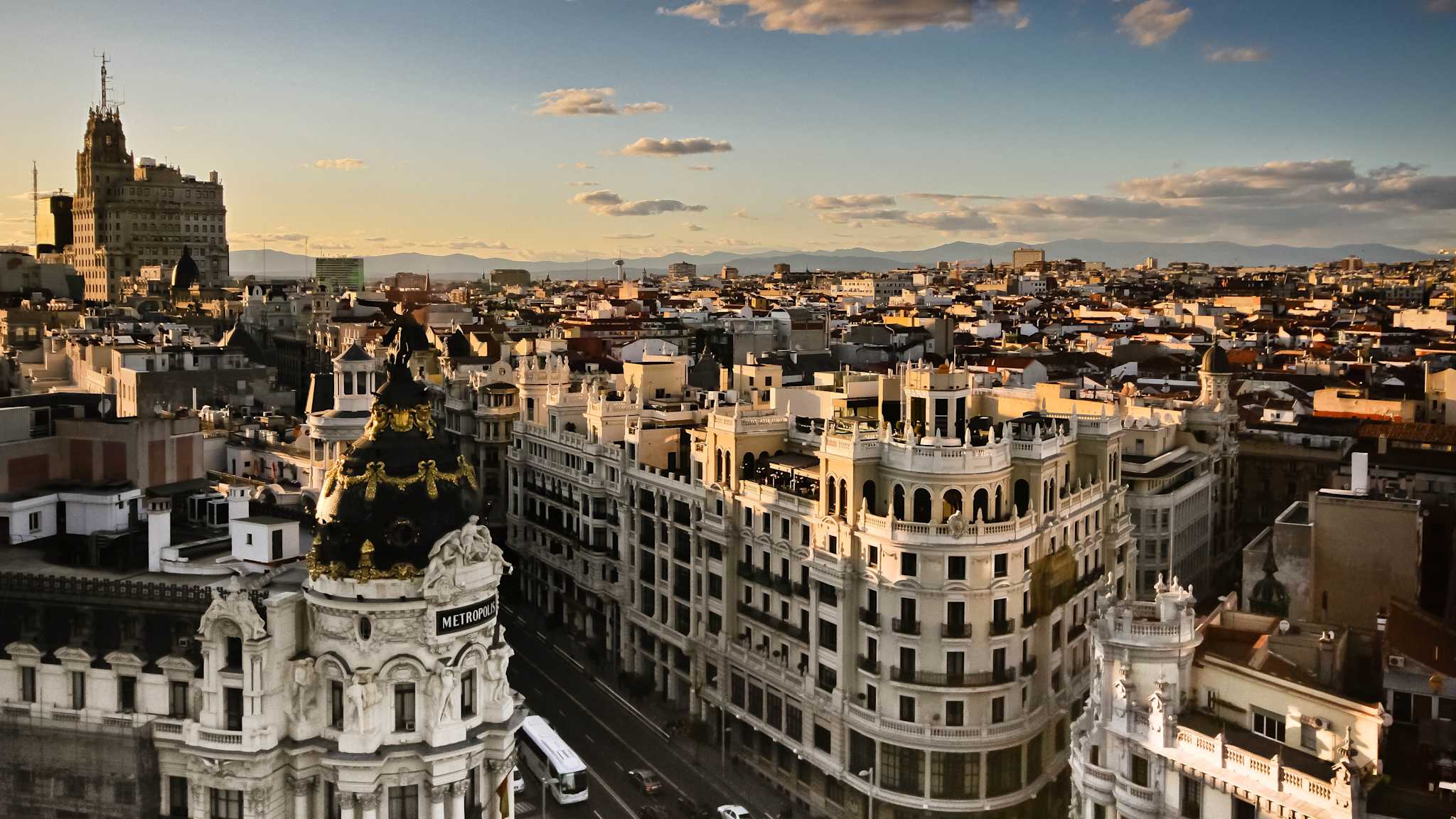 Gran in Madrid, Spanien